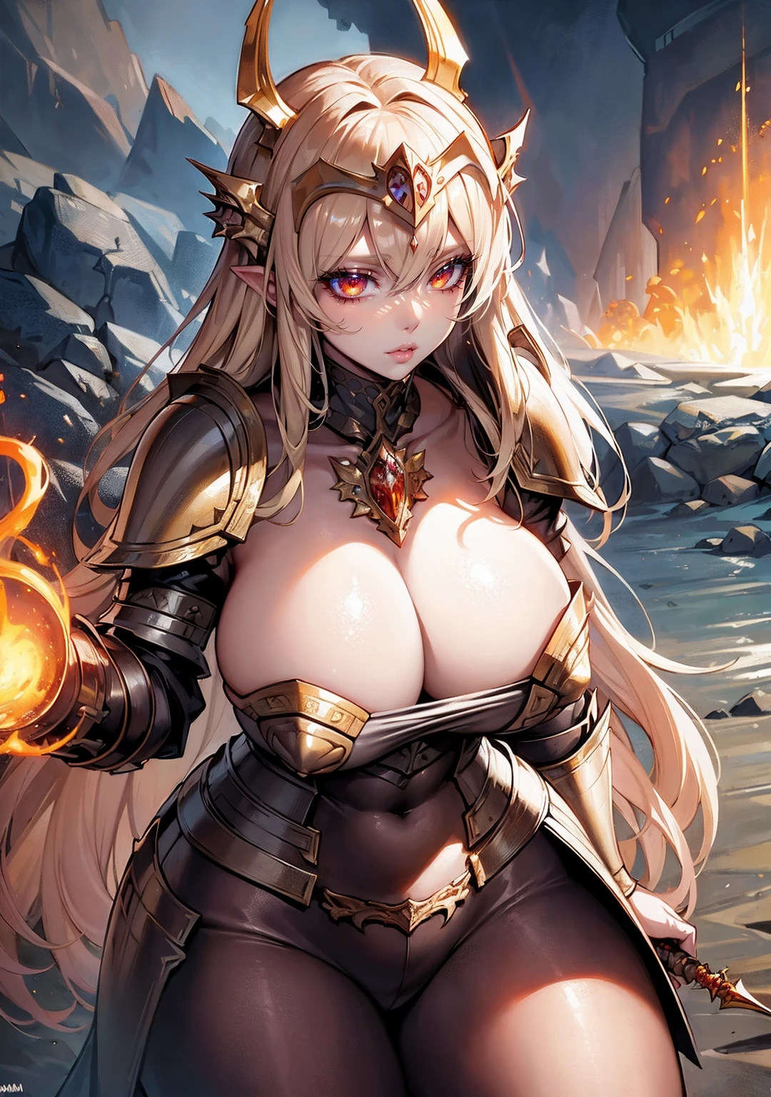 best quality,ultra-detailed,realistic,
portrait,medieval fantasy,heroic,
detailed armor,dragon-scaled armor,elaborate helmet,
fiery dragon companion,breathing fire,ferocious,
majestic castle in the background,towering spires,
dramatic lighting,soft golden hues,
mysterious fog,adding depth to the scene,
intense gaze,expressive eyes,
graceful stance,powerful yet elegant,
epic battle in the distance,tense atmosphere,
crumbling ruins,remnants of past conquests,
shimmering sword,emblazoned with ancient symbols,
commanding presence,captivating aura,
magical abilities,controlling elements with mastery.