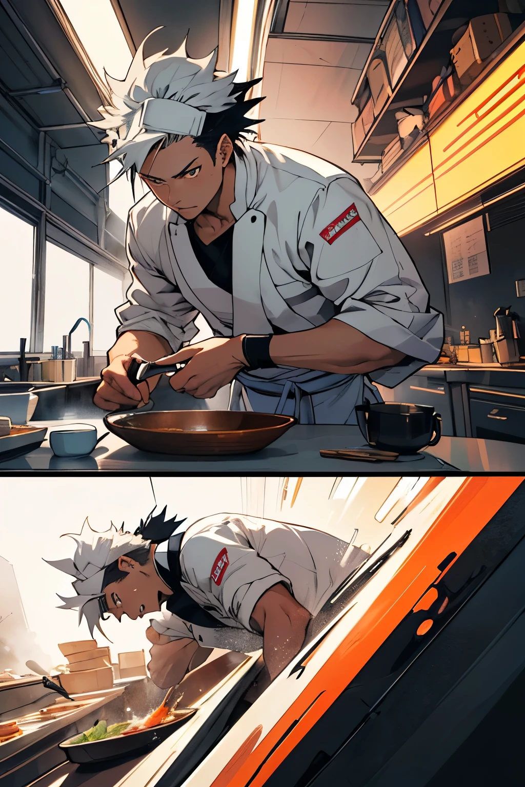 ((meilleure qualité)), ((chef-d'œuvre)), (détaillé), captivating and visually appealing image showcasing the essence of manga, blending iconic elements from various popular manga series
The image should exude a nostalgic and timeless charm, reminiscent of the rich history and diverse styles of manga. The colors should be warm and inviting, while the composition should be balanced and harmonious. The image should have a sleek and modern aesthetic, capturing the essence of Bleach's vibrant and energetic world. The colors should be vibrant and eye-catching, while the composition should be dynamic and engaging.