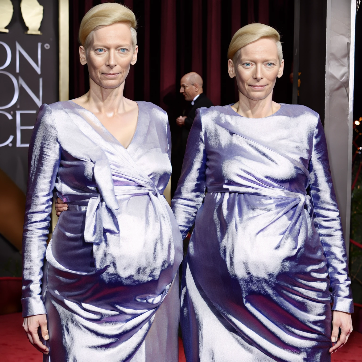 Solo Tilda Swinton , Largest Baby Bump pregnant, Largest boobs, nipple, cum,Big pregnant Belly, Big Pregnant girl, Largest Belly of Pregnant, huge pregnancy belly, Huge 9 months Pregnancy Belly, blue princess costume, alone