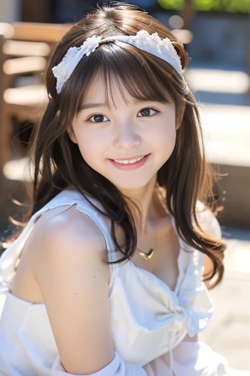 (((masterpiece))), (((full body photo,sitting))), (one beautiful girl, innocence,cute) ,ultra high resolution, reality, Super detailed, 8k,highest quality, very detailed, blurred background,thin,small breasts,(very beautiful japanese girl, detailed face:1.3), (hair band,cute短い黒髪 :1.4), (baby face,cute系,adorable 10 year old girl), (perfect body:1.1),((winter fashionista))、rosy cheeks,A smile that makes you want to hug me,I'm very happy,cuteポーズ,Super detailedな顔、detailed lips、detailed eyes、small gravure idol,Big eyes,transparent skin、lolita,Photoreal:1.37、bright sunny day、best writing,best shadow,family restaurant,warm food,A busy store,Lots of customers,cuteパフェ,