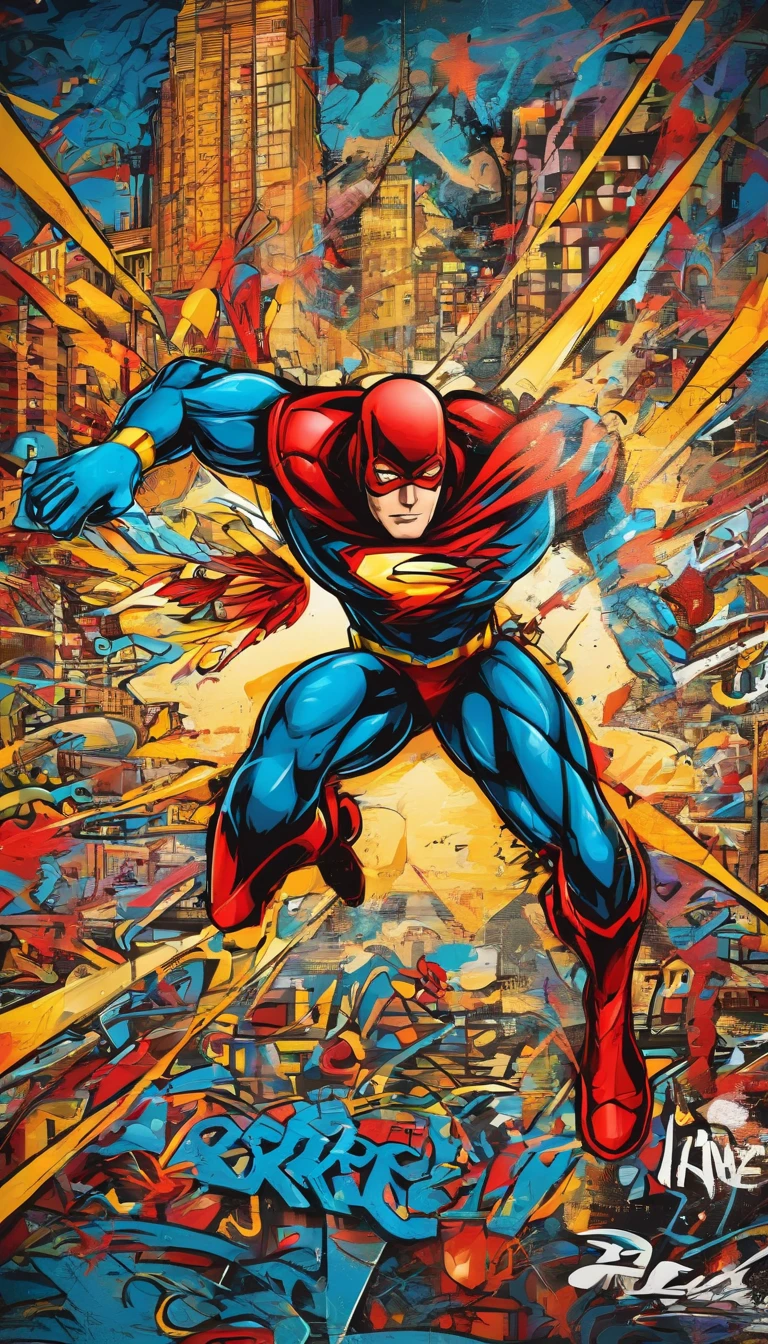 Flash superhero