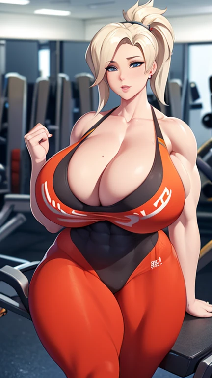 Mercy,Overwatch,Tight Latex Clothes,tmasterpiece,Huge stacked breasts,The kinky exposed ,(Surreal breasttremely full breasts)),((Super large)),Big breasts Thin waist,(((Extremely large breasts))),seductiv,High detail,hyper qualit,high resolution,8K,8k smooth,(reality: 1.2),(Highly realistic,Ultra-realistic,photograph realistic),(Realism: 1.2),Solo,(Perfect feminine curveig breasts:2),(Huge breasts:2),(gigantic cleavage breasts:2),(Large breasts:2),(Bare tits:1.4),(chiseled abs : 1.1),Nice strong legs,,(Curvy:1.1),Narrow waist,(gigantic hip:1),(Thick thighs:1),(Thick legs:1),Muscular,(body builder:2)