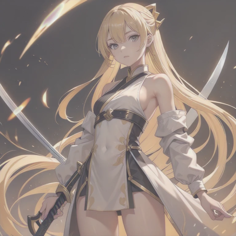 (best quality, 4k, 8k, highres, masterpiece:1.2),
ultra-detailed,
detailed face,
detailed lips and eyes,
attractive appearance,
expressive face,
anime style,
BREAK
Valerie the Thief beautiful caucasian woman with messy wavy (shoulder length:1.3) blonde hair,
(age 23 years old),
((big eyes)),
(brown eyes:1.4),
brown eyebrows,
fair skin,
lean and athletic,
short female,
BREAK
detailed perfect fingers,
perfect hands,
detailed perfect face,
intense blushing,
open mouth,
smirk,
arrogant caring slightly shy and slutty expression,
(solo:1.2),
BREAK
Fencing Champion Costume,
Step into the role of a skilled and elegant fencing champion with this costume,
Start with a white fencing jacket or blouse paired with fitted white fencing pants or leggings,
Add a traditional fencing mask and gloves to complete the protective gear ensemble,
Accentuate the look with a colored fencing jacket or vest to represent your team or country,
BREAK
Incorporate metallic or foil-like accents, such as metallic trim or buttons, to evoke the fencing equipment's aesthetic,
Carry a prop fencing foil or épée to complete the outfit, Rapier, Foil, Sabre,
With this costume, you'll exude confidence and prowess as a fencing champion,
BREAK
masterpiece background,
gymnasium or martial arts dojo,
alluring diverse and dynamic poses,
((fencing guard)),
((combat stance)),
attack,
motion,
ray tracing,
sunshine beam.