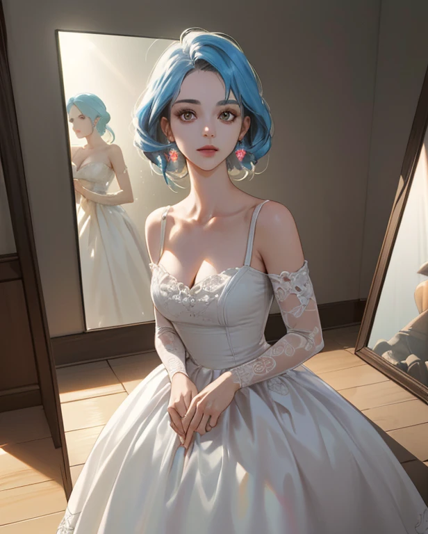 foto de uma garota europeia de 25 anos, Cru, linda mulher, (cabelo castanho ondulado extra longo), ((retrato)), ((detalhado face:1.2)), ((detalhado facial featureinely detalhado skin), pale skin, high detalhado deep cleavage cyberpunk dress outfit, ambiente de megacidade, (cores frias), moist, moist, reflectionasterpiece) (perfect proportion)(foto realista)(melhor qualidade) (detalhado) fotografado em uma Canon EOS R5, Lente de 50 mm, f/2.8, HDR, (8k) (papel de parede) (cinematic lighting) (dramatic lighting) (sharp focus) (Intricado)