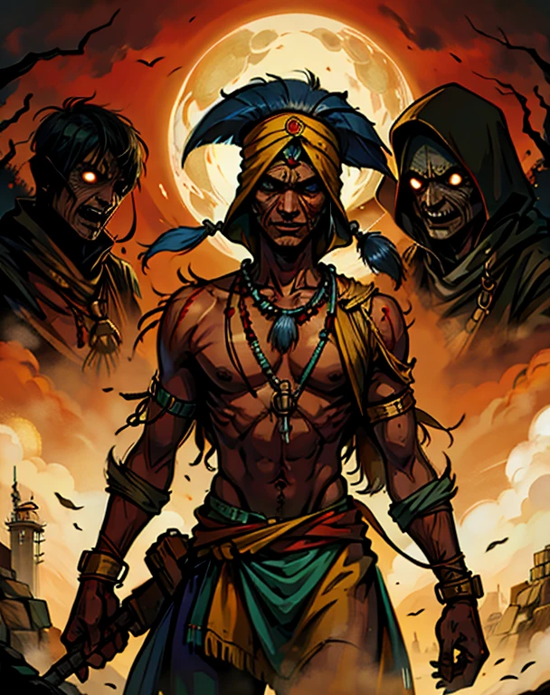 Indian in a horror scenario 