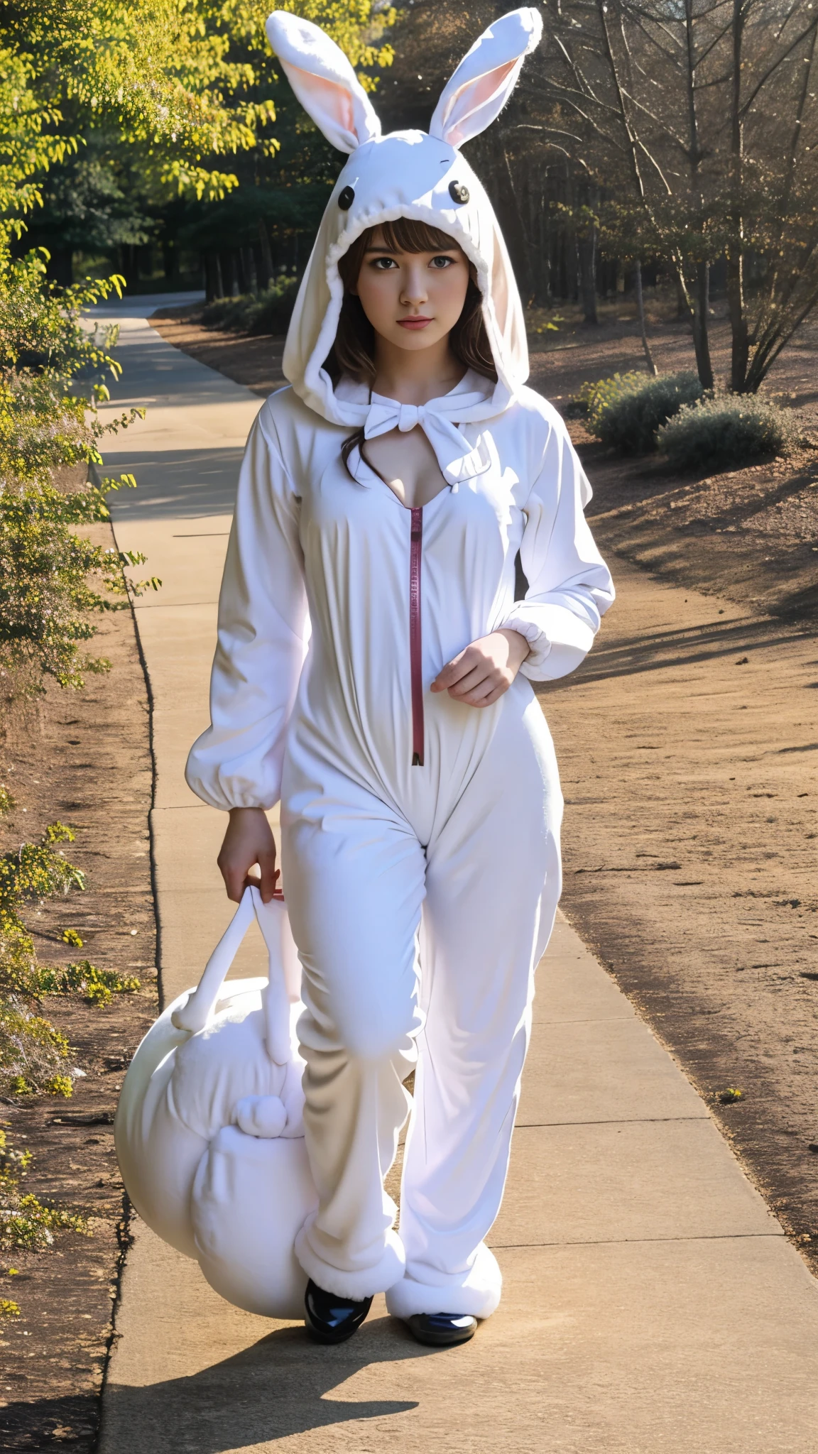 (masterpiece, highest quality, highest quality, official art, beautiful and aesthetic:1.2), (1 girl:1.3), (bunnysuit:1.3),