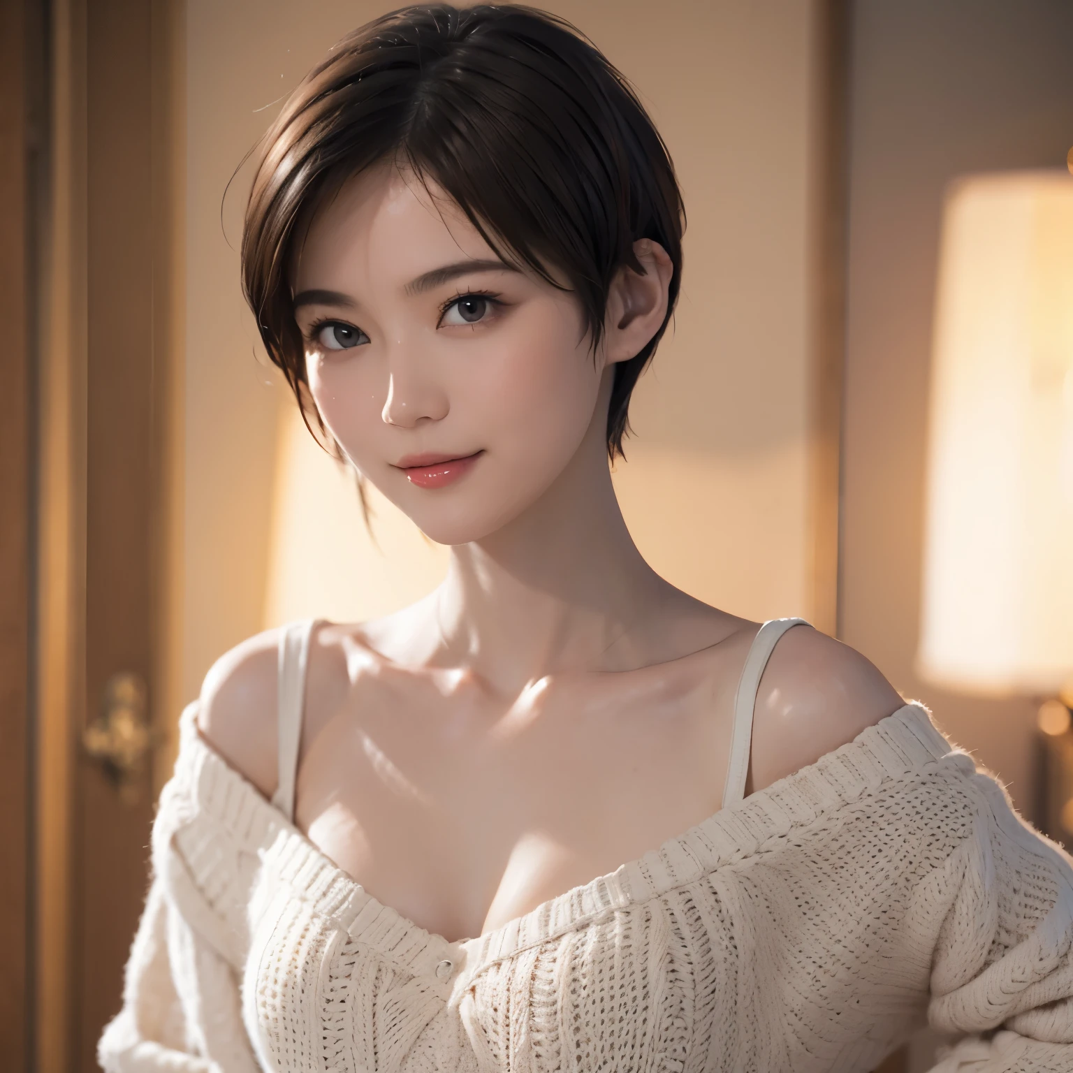 144
(20 year old woman,Are standing), (surreal), (High resolution), ((beautiful hairstyle 46)), ((short hair:1.46)), (gentle smile), (breasted:1.1), (lipstick)
