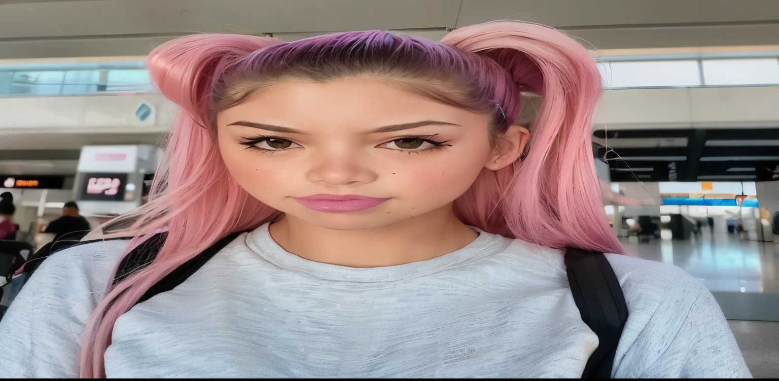 <lora:AdrianaCallori_v1:.9> AdrianaCallori, focus on eyes, close up on face, smiling, wearing jewelry, dark magenta color hair styled curled ponytail