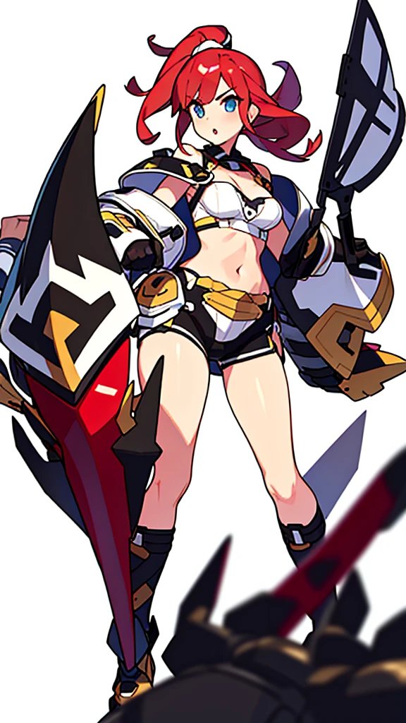 solo female, bra, (((blurry background, white background))), character focus, fantasy,