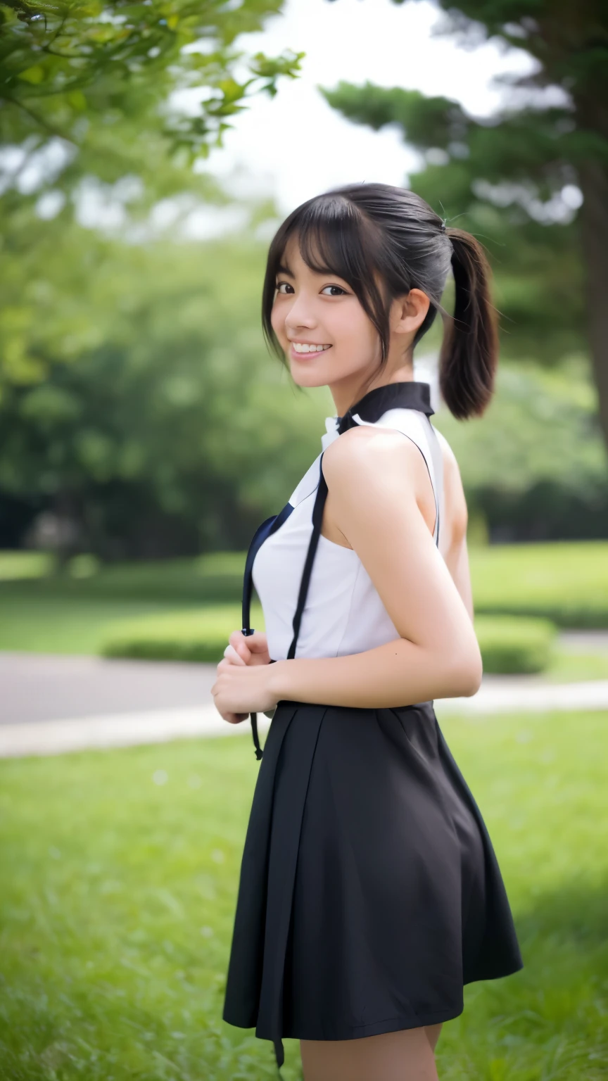 (((​masterpiece))), (((Full body photo)))， (One beautiful Japan girl, classmates, landscape and innocence，kawaii) ，超A high resolution, Realistic, ultra-detailliert, 8K,top-quality, Extremely detailed, Detailed background,A slender,very beautiful japanese girl, Detailed face:1.3), (Bery short pony tale hair，A dark-haired :1.4), (kawaii系,adorable 14 year old girl), (Perfect body:1.1),  on the grass in the park，Requisitioning smile,(((細面、自然なポーズ、胸は大きい,顔は小さい、お尻は小さい、バランスいいスタイル,足を軽く開いて立つ)))、(((((短いポニーテール、全裸))))),show me your beautiful teeth,Focus on the crotch、sexy  pose，rosy cheeks，Super Detailed Face、Detailed lips、A detailed eye、small gravure idol，Transparent skin、Shade，Under a big 、SKIRTLIFT, 、,ass
bottom
asshole
vagina
pussy
genitals
back
behind、SKIRTLIFT,