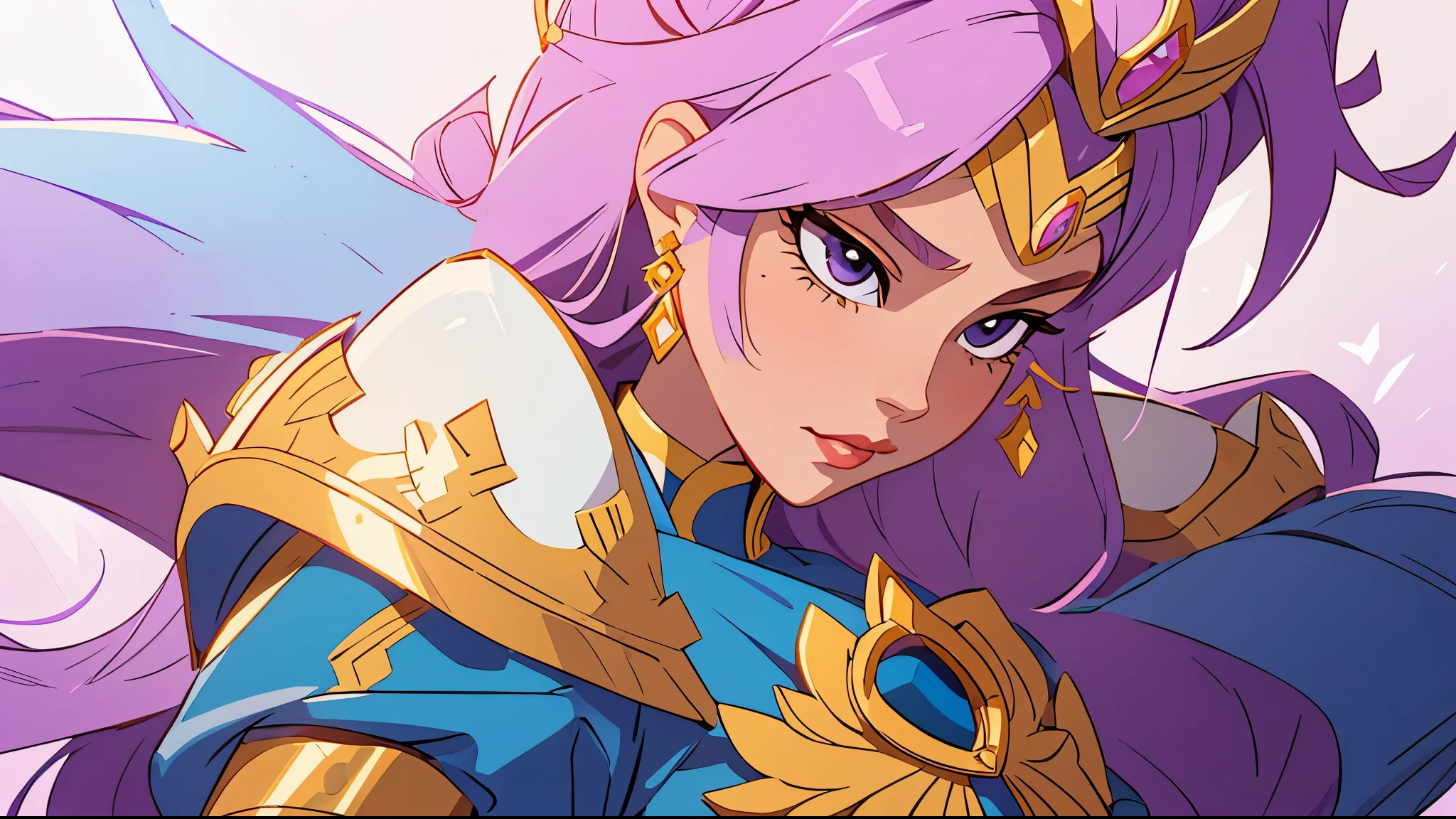 a close up of a woman in a uniform with a sword, beautiful androgynous prince, ornate , ((a beautiful fantasy empress)), the sailor galaxia. beautiful, beautiful costume, inspired by Li Chevalier, very detailed and rich clothing, a beautiful fantasy empress, & her expression  solemn, delicate androgynous prince, young beautiful amouranth