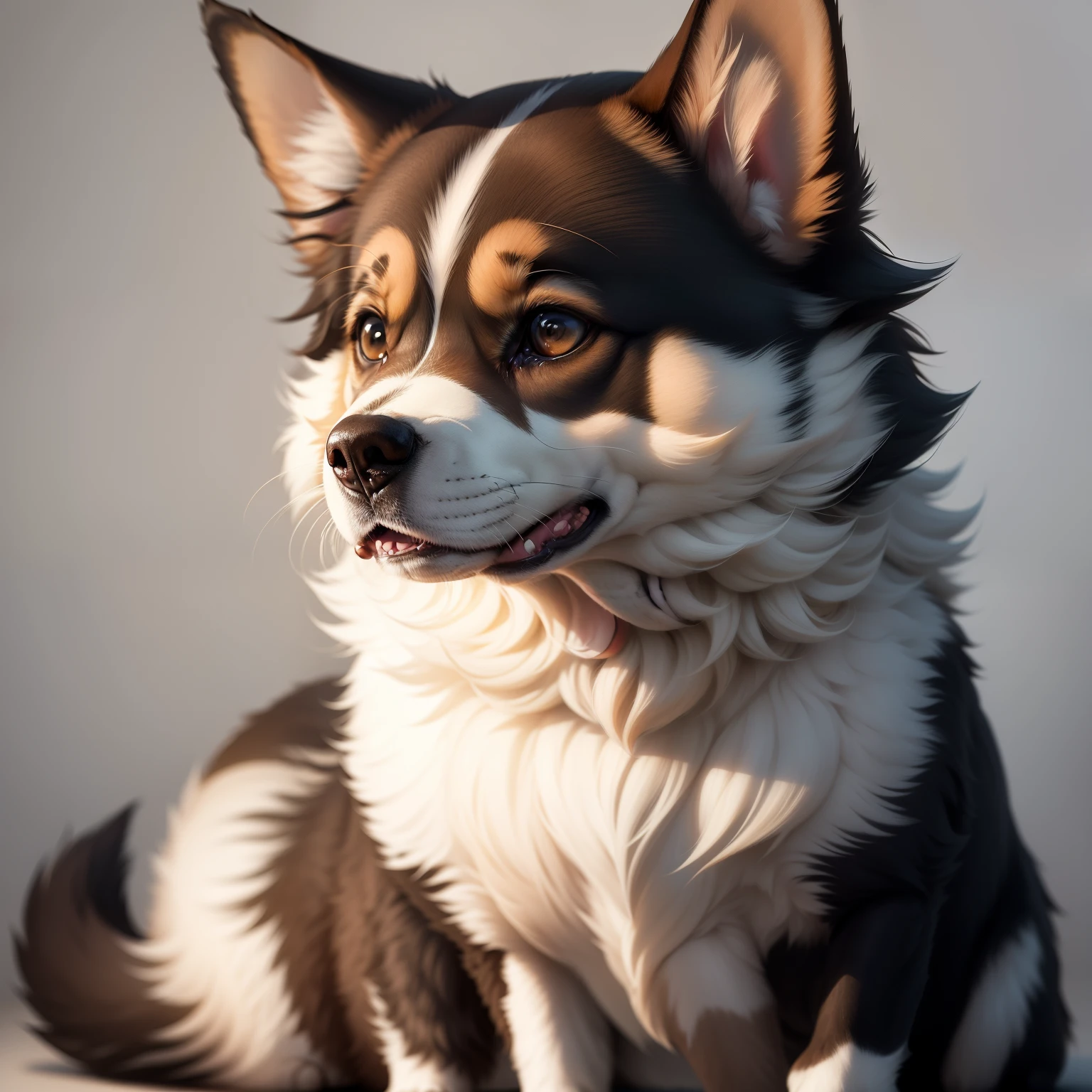 Premium variety,a dog,animal,No influence from ambient light,White background