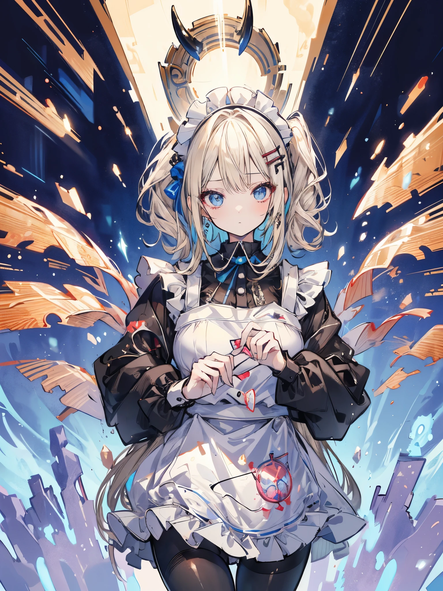 ((masterpiece, best quality)), (1girl), (solo), (female focus), (ash blonde hair, long hair, hair over one eye), green eyes, sad eyes, cold facial expression, cold look, pale skin, colour grading, dark illustration, extreme quality, radiant, extremely detailed, ultra-detailed face, ultra hd 8k, ultra digitality, mythical, dark lightning, perfect face, beautiful, (perfect composition: 1. 4), detailed face and body, award-winning photography , fields, detailed face, detailed hands, looking at the viewer, cinematic lighting, embers, (necromancer), (villain), (masterpiece, best quality, ultra-detailed, best shadow), (beautiful detailed face, feminine features), (best illumination), ((cinematic light)), colorful, hyper detail, dramatic light, intricate details, (dark circle under eyes), gothic, decadence, stunning, eerie, (madaraki fran)