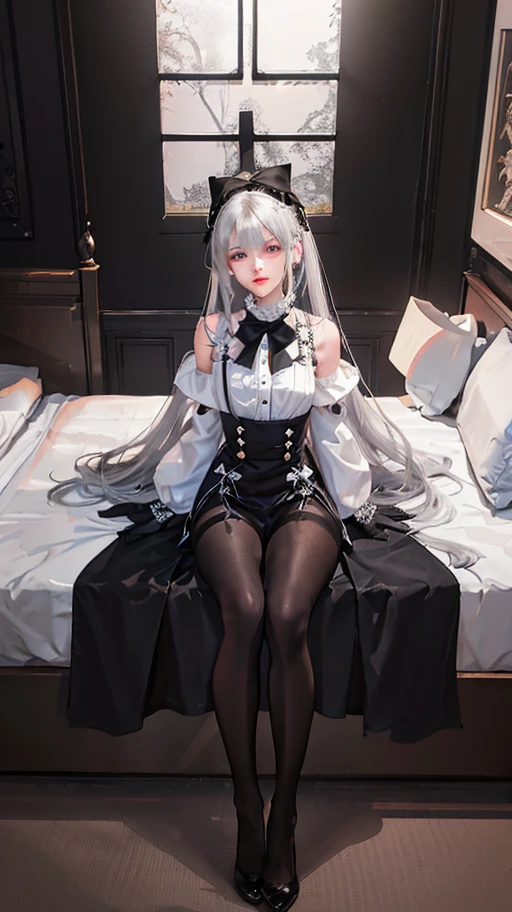 Cake dress,White ass pantyhose,White stockings,Thick white pantyhose,thick white dance socks,without wearing shoes,Colossal tits,hip is cocked,super detailing,hyper HD,A high resolution,1080p,Anatomically correct,Acura,body coordination,Portrait photos,slender thigh,Delicatemakeup,Best quality, tmasterpiece, 超A high resolution, RAW photos, Beautiful and beautiful,deepshadow, (realistically:1.4), full-body composition, Striking perspective.Shirtless