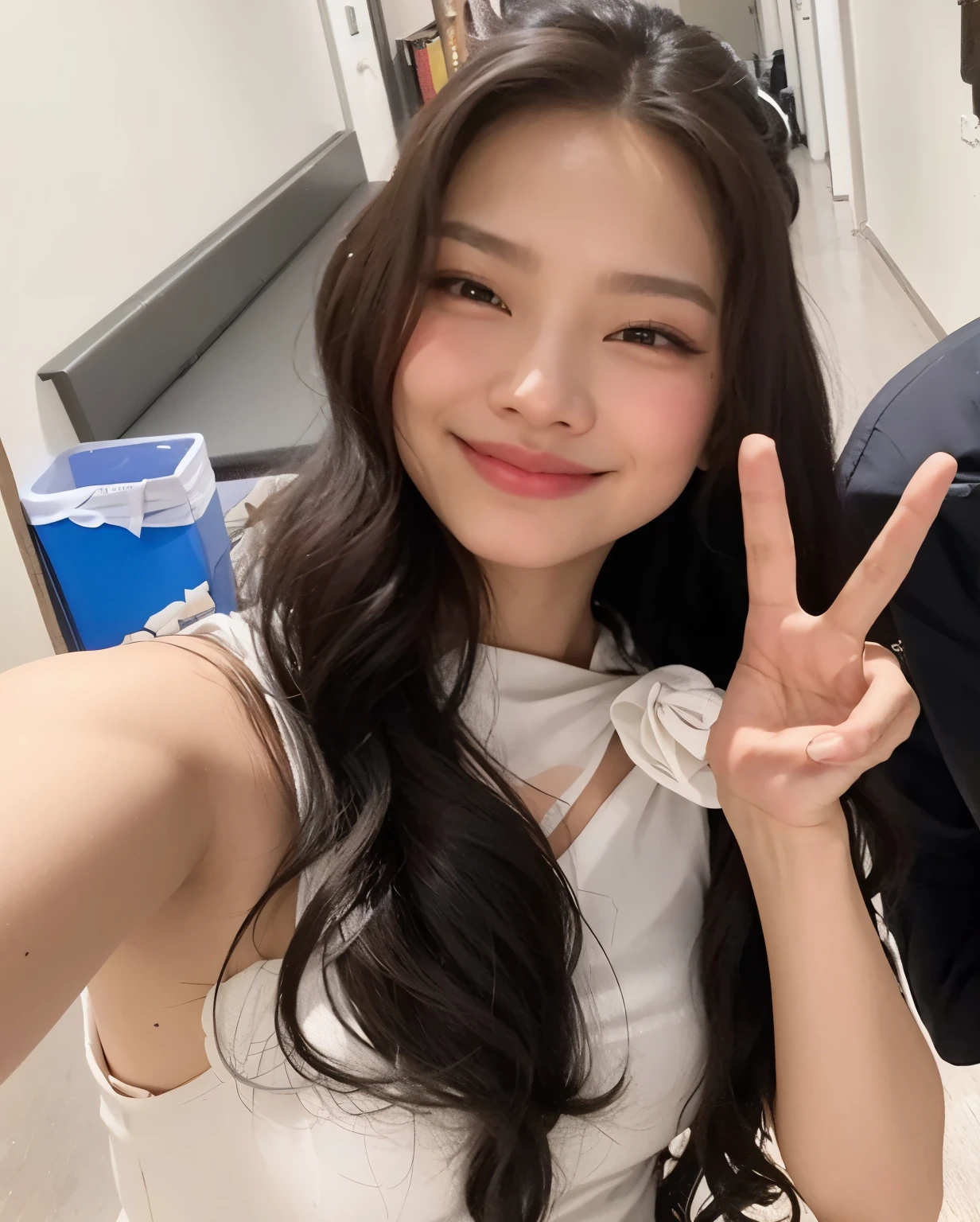 there a woman that posing for a picture with a man, blackpink jennie, roseanne park of blackpink, jaeyeon nam, jossi of blackpink, heonhwa choe, lee ji - eun, lee ji-eun, leaked image, korean idol, jinyoung shin, park ji-min, tzuyu from twice, gongbi, lalisa manobal