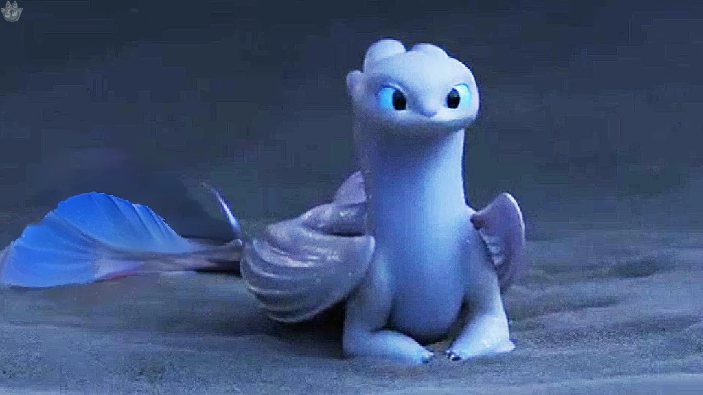 nublessv1,membranous,tail, (ultra-detailed, realistic:1.37),smooth blue scales, deep-sea creature, vibrant colors, ethereal lighting, smooth skin, salamander-like, large dorsal fin, smooth scales, fins,