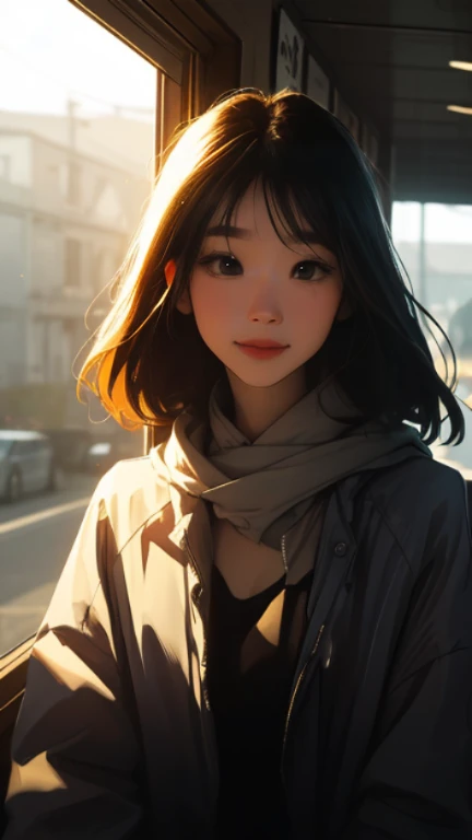 vivid colors, soft focus, Light leakage, dreamy winter atmosphere, experimental charm, 레트로한 매력 break Color 필드 페인팅, A variety of colors, abstract expressionism, bold hues, emotional impact, atmospheric depth, Minimalist approach BREAK,  Beautiful girl,smile, UHD (ultra detail) Observe the viewer dressed in hip-hop-style street clothes., another, Color, long, Cheveux très Colors 🌈, Bright clothes, White stardust in dark areas, absurd, high resolution, very detailed, (1 woman : 1.3), vivid colors, soft focus, Light leakage, dreamy atmosphere,