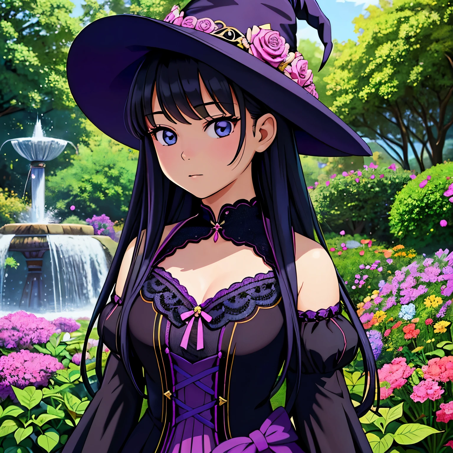 (best quality,4k,8k,highres,masterpiece:1.2),ultra-detailed,(realistic,photorealistic,photo-realistic:1.37), HDR, UHD, studio lighting, ultra-fine painting, sharp focus, physically-based rendering, extreme detail description, professional, vivid colors, bokeh, portraits, anime
A boy stands in the center of a mystical garden, his body undergoing a magical transformation. He is being turned into a cute girl by a powerful witch. It is a gender bending ritual that brings about a fascinating change. The boy's facial features start to change slowly, but noticeably. His strong jawline softens, adorned with delicate, feminine features. The most captivating detail are the beautiful detailed eyes that shimmer with a mesmerizing shade of pink, sparkling with a hint of magic. The girl's long, black hair cascades down her shoulders, dyed with a subtle touch of pink, enhancing her enchanting appearance.
As the transformation continues, the girl is now fully transformed, radiating her newfound femininity. Her attire is an extraordinary black Victorian dress with intricate lace details, fit for a princess of the arcane. The dress flows elegantly around her, enhancing her delicate and graceful movements. Completing her mystical look, she wears a pointy hat, adding an air of mysteriousness to her enchanting persona.
The garden is filled with vibrant colors, with flowers of various hues surrounding the girl, creating a whimsical and ethereal atmosphere. The portraitsque setting invokes a sense of fantasy and magic, capturing the girl's mesmerizing transformation.
The artwork aims to achieve a photorealistic style, blending the essence of anime with the charm of highly detailed portraits. Detail is paramount, ensuring that each brushstroke and line come together seamlessly to bring the girl's transformation to life. The image showcases the mastery of a professional artist, demonstrating their skill in capturing vivid colors, sharp focus, and exquisite bokeh.