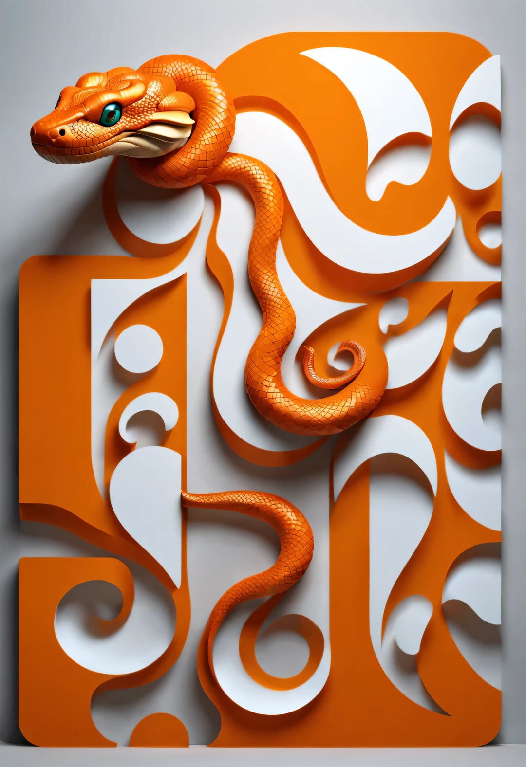 (product design），（用南瓜sculpture一个圆形的手包），3d rendering，32k，HD，console， cutting，sculpture，Python，background： orange