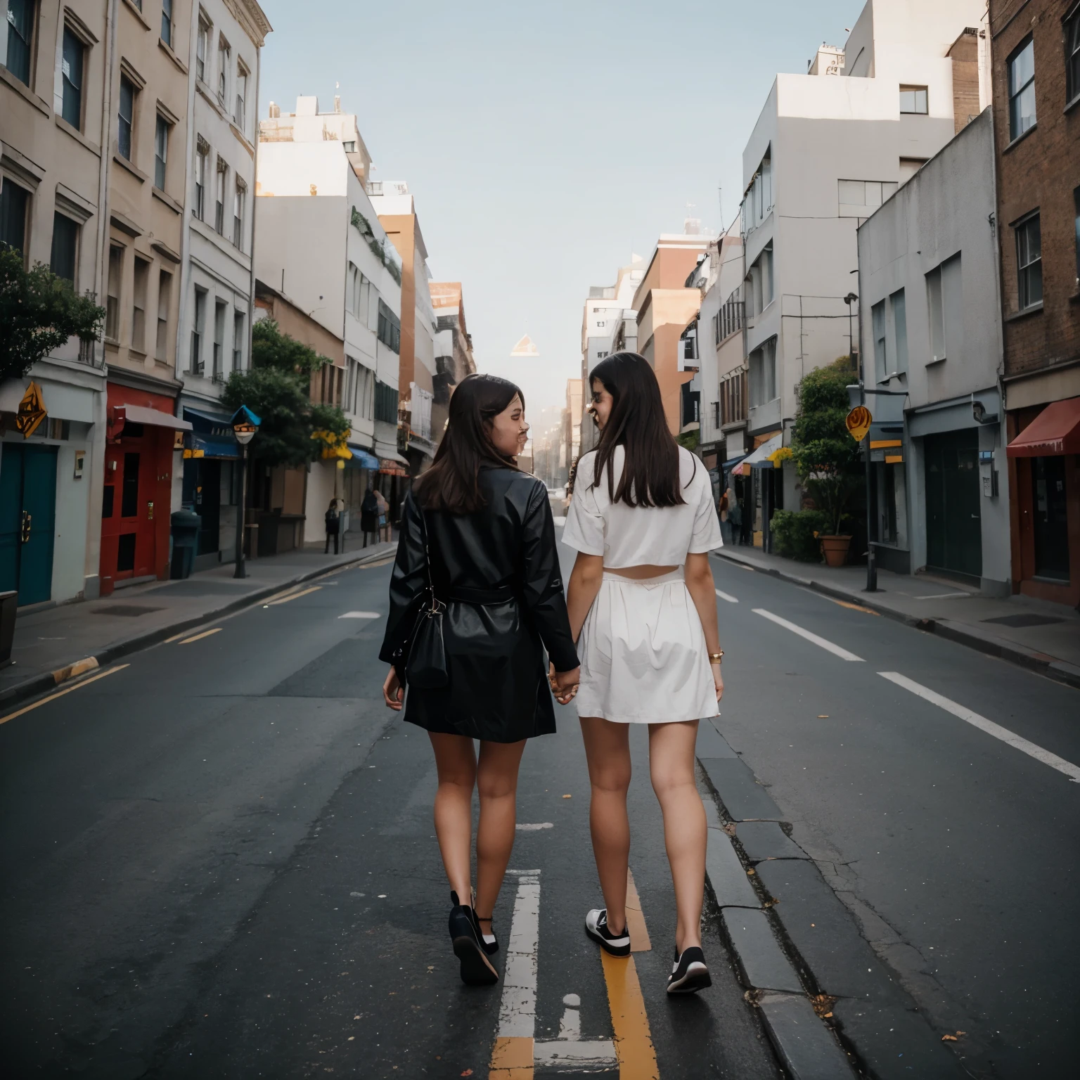 of girls in the alley