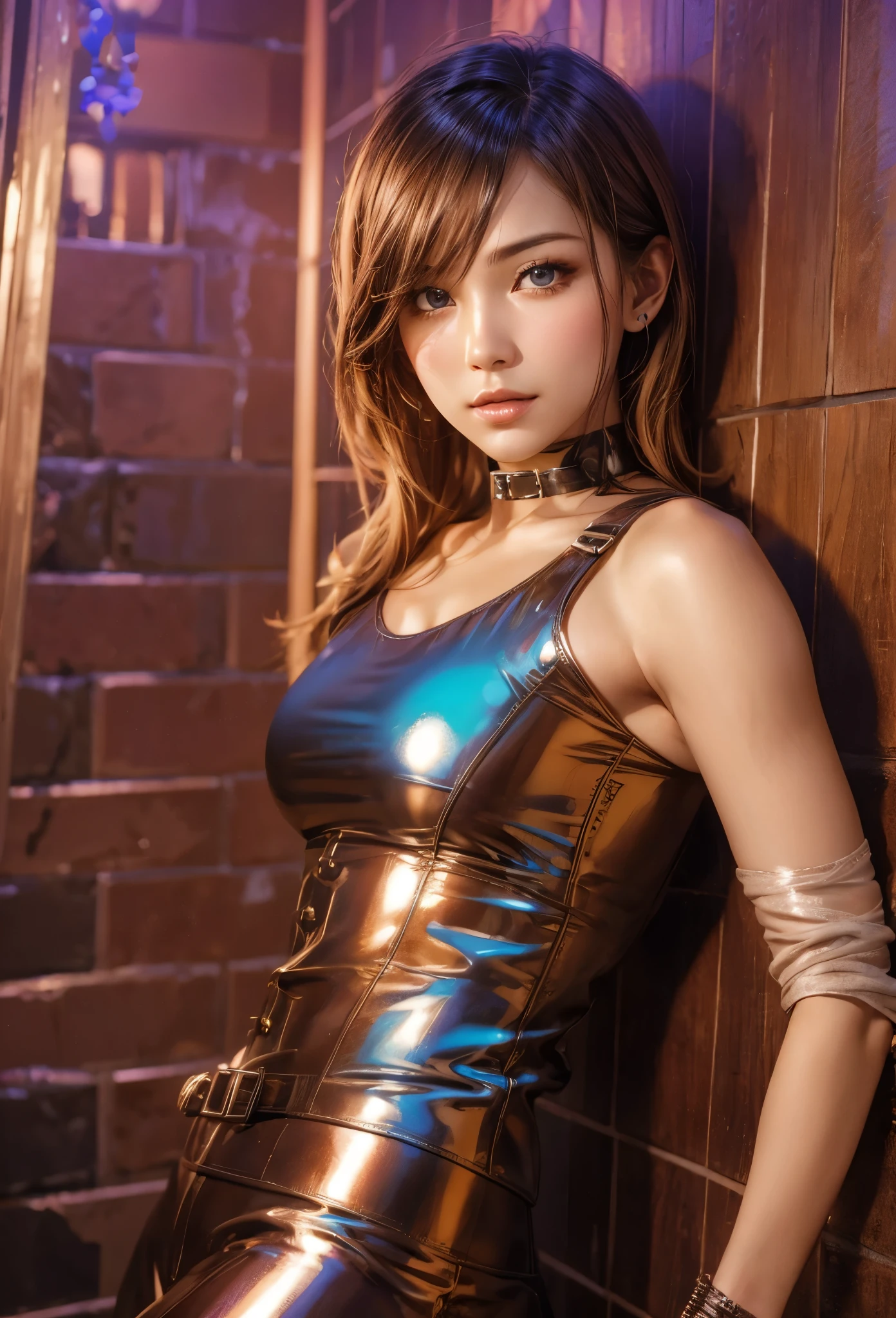 (born, highest quality, masterpiece:1.5), (photo-realistic, intricate details:1.2), ultra high resolution, disorganized, 1 girl, beautiful face, blue eyes, Death Eyes, symmetrical eyes, light shines on your face, blush your nose, short hair, bun hair, black hair tie, CLK, vest, suit, safe for work, tits, short layered hair, wear pantyhose、Shibari, 2b, 2b, 厳格なビジネスsuitを着ている, tied to a chair, sophisticated gravure idol, rope bondage, 厳格なsuitで, ..born,(In 8K、highest quality、masterpiece:1.2)、(delicate details:1.4)、(photorealistic:1.4)、octane rendering、Complex 3D rendering, Super detailed, soft light in the studio (soft light in the studio) (soft light in the studio (soft light in the studio)), rim light, vivid details, super detail, realistic skin texture, details face, beautiful details