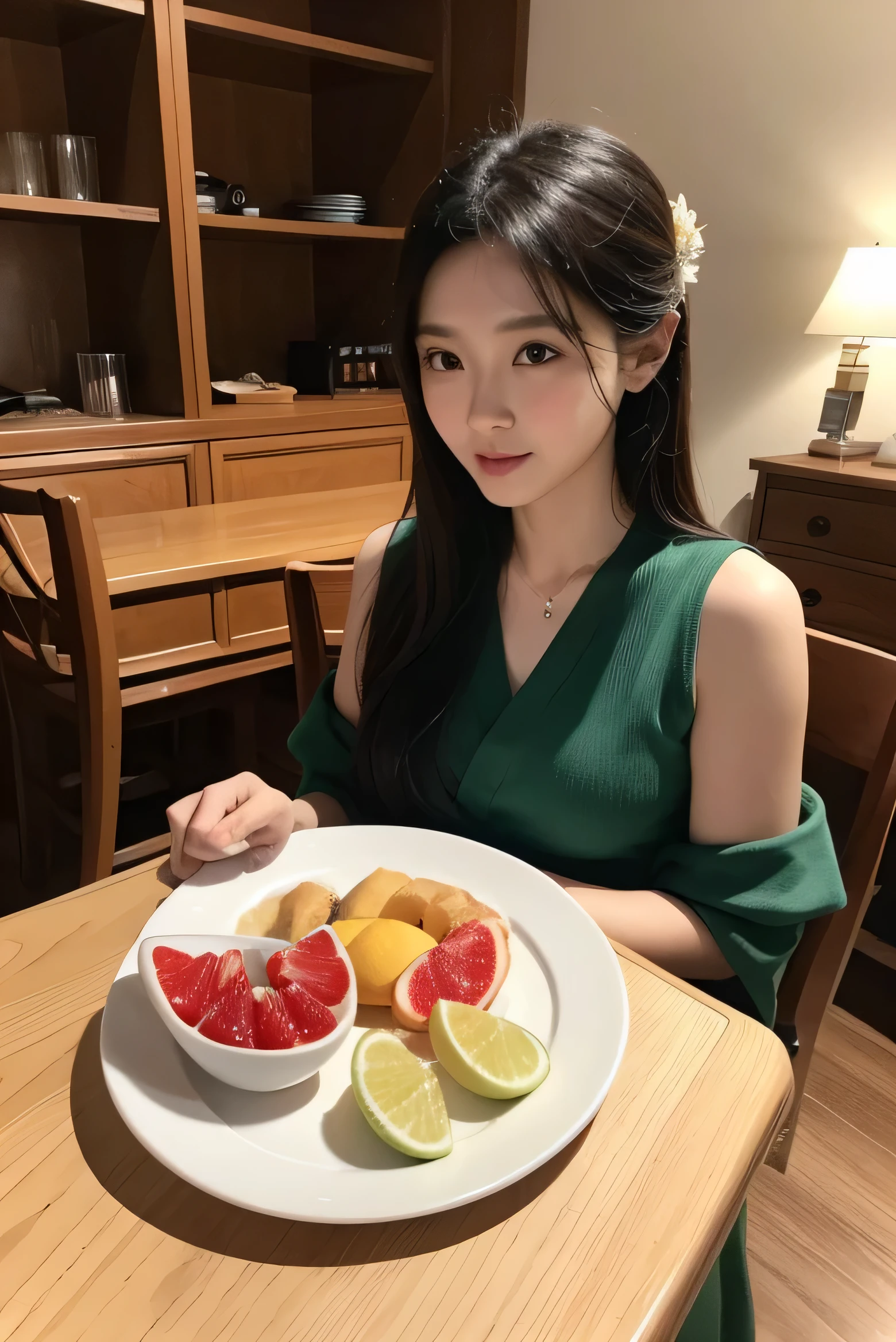 Occasionally，sit，The hostess took out her own fruit plate and treated us to it.。certainly，The fruit  very fresh and delicious。We chatted aimlessly，Like《gentlemen》Just like those boring people in. Lu Xun&#39;work。it&#39;It’s just that the content of our chat  not dark，instead, Let’s talk about the latest news in the village..，Or which family in the village  getting married??。These things，it’s so common in our daily lives，Ordinary as dust, it不能再普通了。