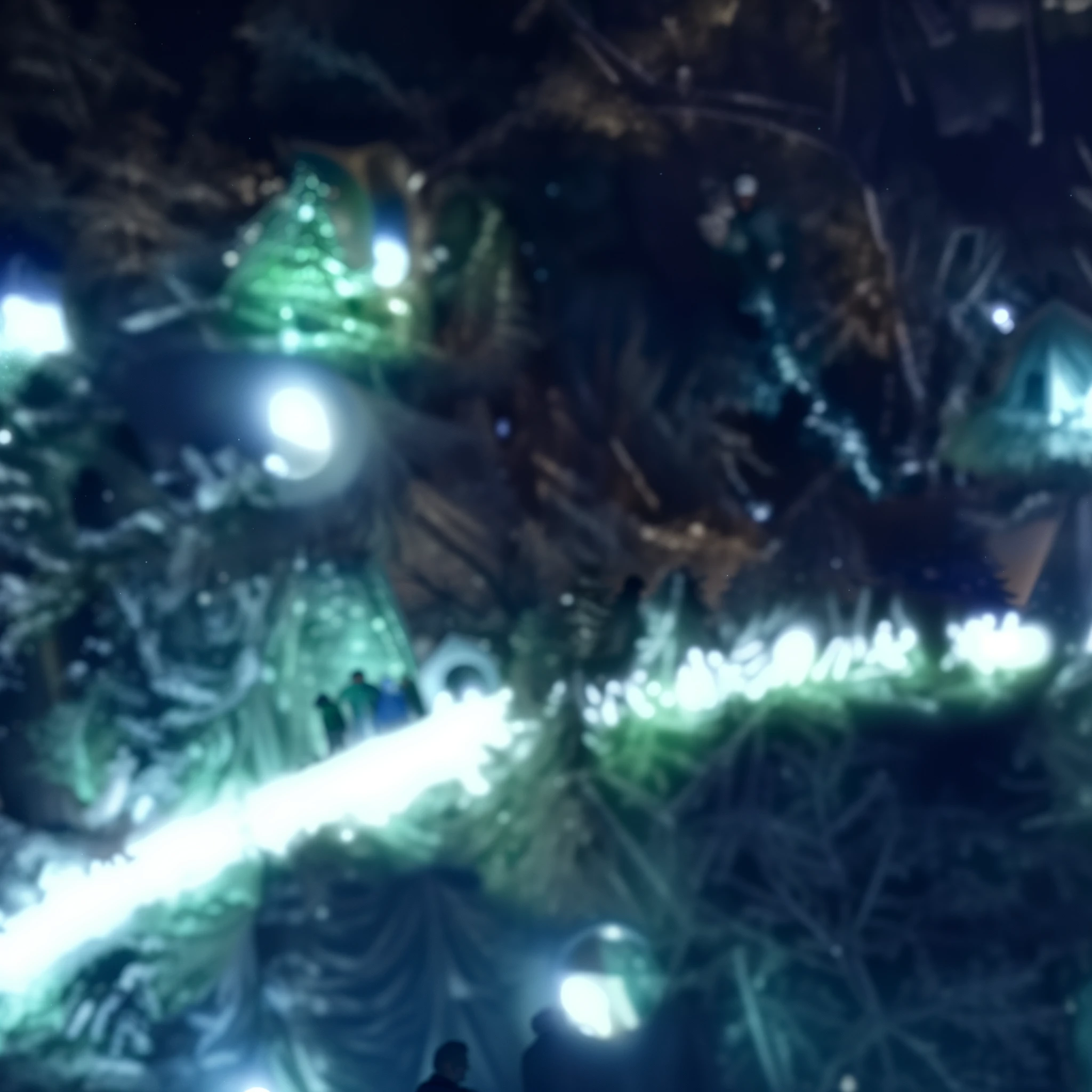 two people are standing in front of the Christmas tree, in the center of Moscow, night!, Bertalan Szekely and Karoly Lotz, author Maximilian Vanka, in Legnica!!!, by Stefan Gierowski, Into the igloo, nikolay, Photo, Anna Nikonova, photo taken at night, vacation photos