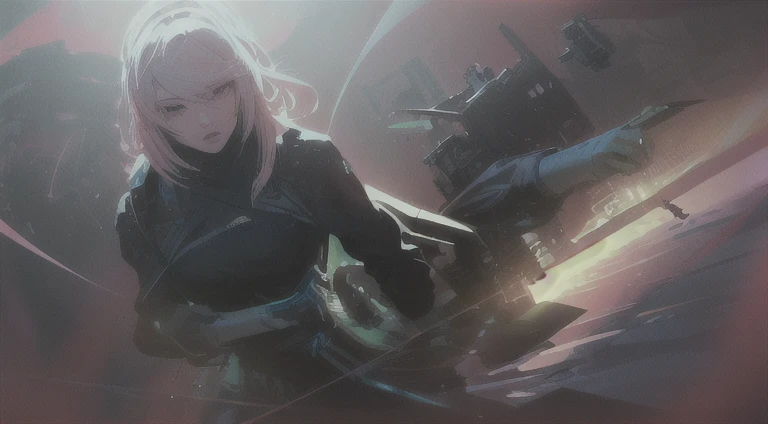 ((La mejor calidad)), ((obra maestra)), (muy detallado:1.3), ...............................................................................................................................................3D, Beautiful (cyberpunk:1.3) Mujer hacker, peinado corto,pelo corto, Volver al visor, cabello grueso, Terminal de ordenador operativo, Pantalla montada en la cabeza, computer server, Pantalla LCD, fiber optic cable, Logotipo de la empresa, HDR (High Dymanic Range), Trazado de rayos, NVIDIA RTX, Super resolution, Irreal 5, Subsoil Scatter, Textura PBR, Post-procesamiento, Anisotropic filtering, profundidad de campo, maximum sharpness and sharpness, Texturas multicapa, Albedo y Highlight Maps, Sombreado de superficies, Accurate simulation of light-material interactions, proporciones perfectas, Renderizado de octanaje, duotone lighting, ISO bajo, balance de blancos, Regla de los tercios, amplia apertura, 8K RAW, efficient sub-pixels, sub-pixel convolution, glow particles, dynamic  pose