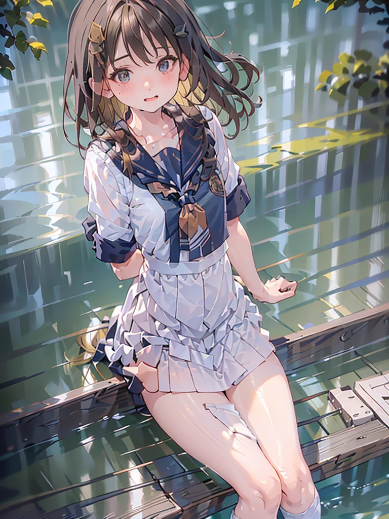 photo realistic, photo realistic, photo realistic, (masterpiece,best quality:1.4),(8k,raw photo,photo realistic:1.2),Not Safe for Work, detailed skin,detailed face,1girl,Japanese idol,cute face,Child,petite,
White Mini skirt, (((No Panties))), (((twat))), Open twat, happy, medium bob, (sitting on,spread legs), (((blonde hair))), ((wavy hair)), , child, 12 yo, (top-less, small breasts, nipp), ((puss juice, Sweat, Sweatdrop)), (((spread puss,Not Safe for Work))), crotch grab, ure-thra, urinates,