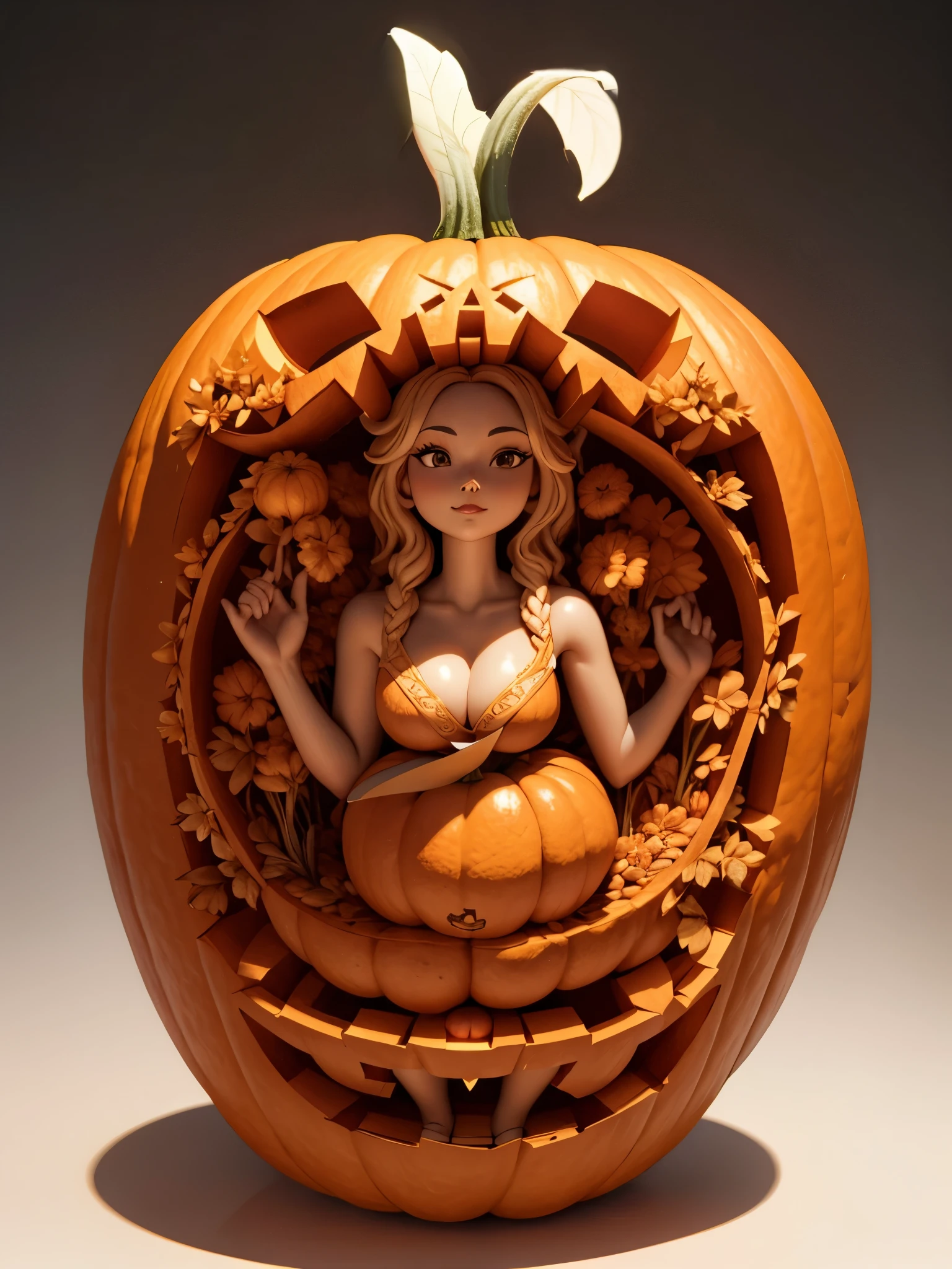 (green pumpkin stem:1.37)