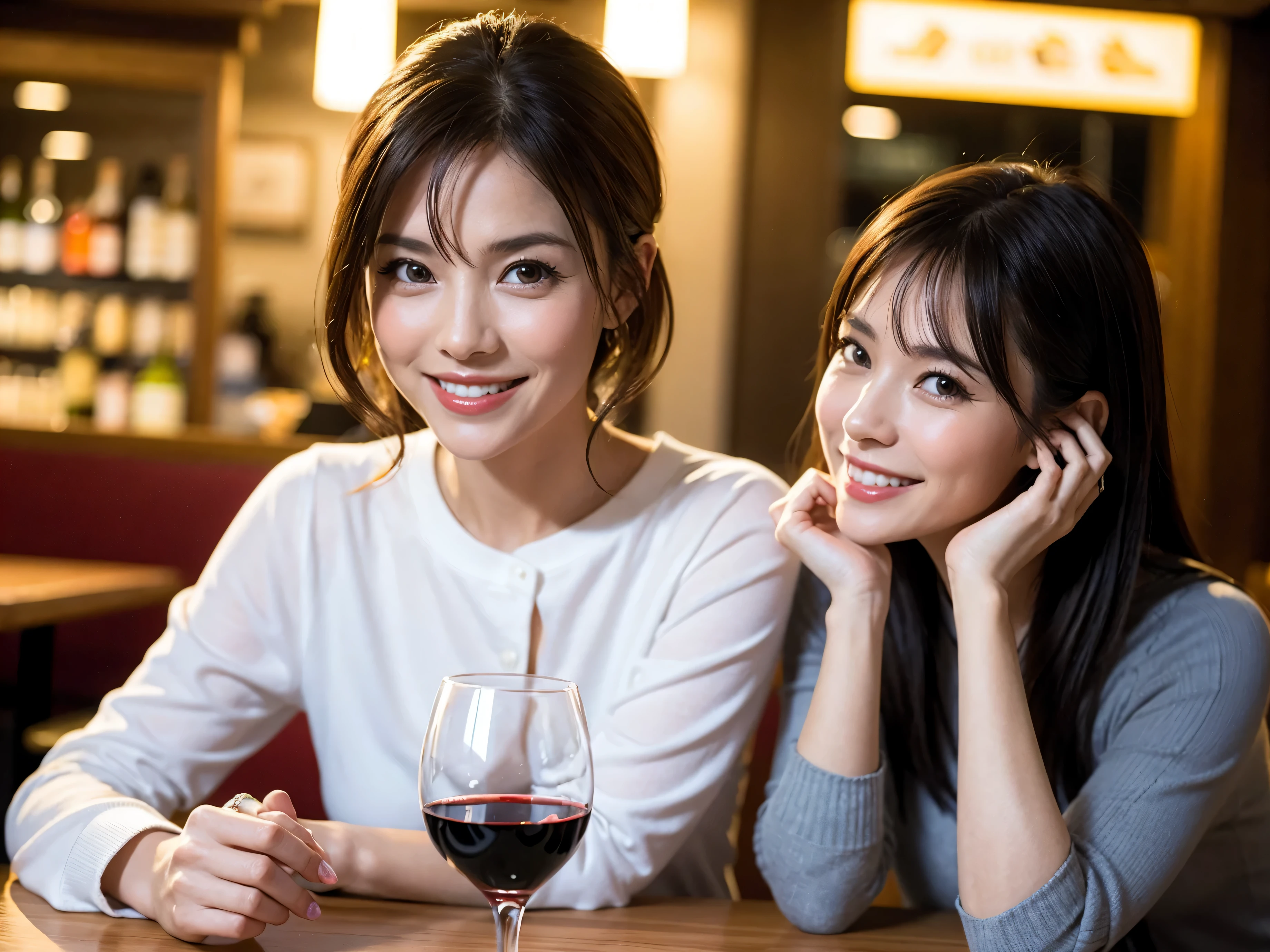 (64k included, nffsw, top quality, table top: 1.2), (realistic, realistic: 1.37), pretty woman 1, (slimな顔), (slimボティ), (brown hair), (shortcut), Dutch、American、French、cheeks blush a little, (40 years old), 38 years old, alone, 窓の外には美しく緻密なnight景が広がります........., restaurant, wine glassに座って, nightに, in a prominent place (from the waist up) nova frog style, actress, model, waist up, White wine, slim, wine glass, とてもきれいなnight景, 真ん中に置かれたwine glass, smile, (smile: 1.15), beautiful slender eyes, upper body, bust japan up, night, short, short, actress, model, waist up, White wine, slim, wine glass, とてもきれいなnight景, 真ん中に置かれたwine glass, smile,