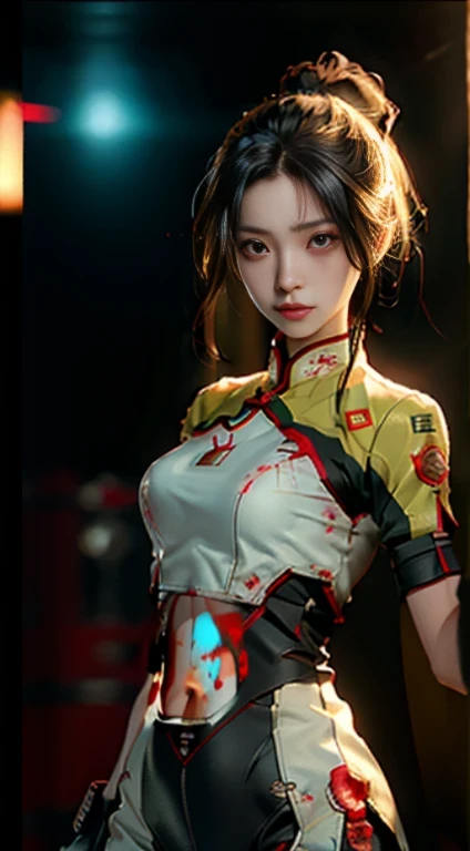 red hole,肚脐眼Bleeding,Injuried,fear,Bleeding,There blood stain on the lower abdomen and navel