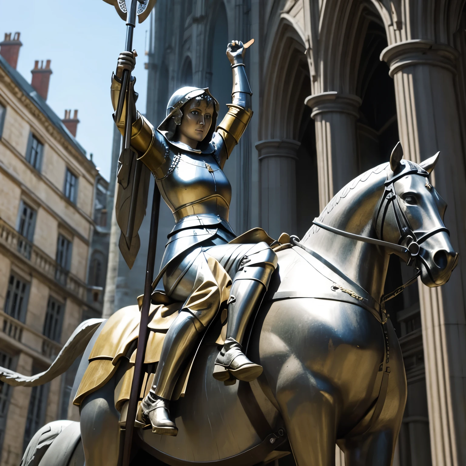 Joan of Arc statue、