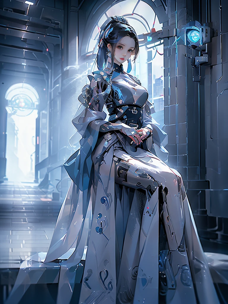 (((masterpiece)))、(((quality)))、((Ultra-clear))、(HD CG illustration)、((extremely delicate and beautiful))、The cities of the future、Girls world、movie lighting、solo、full body lesbian、cyberpunk characters、2050s、and soul、Fantastic cyberpunk girl、rainbow hair、Chanel、Popular topics on artstationh、Rachel Walker、