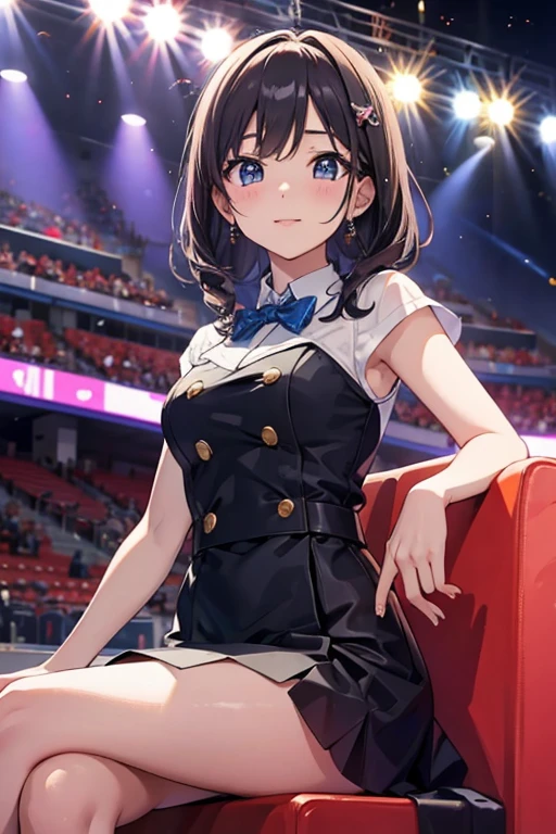 Idol、sitting、stage、Get Interviewed