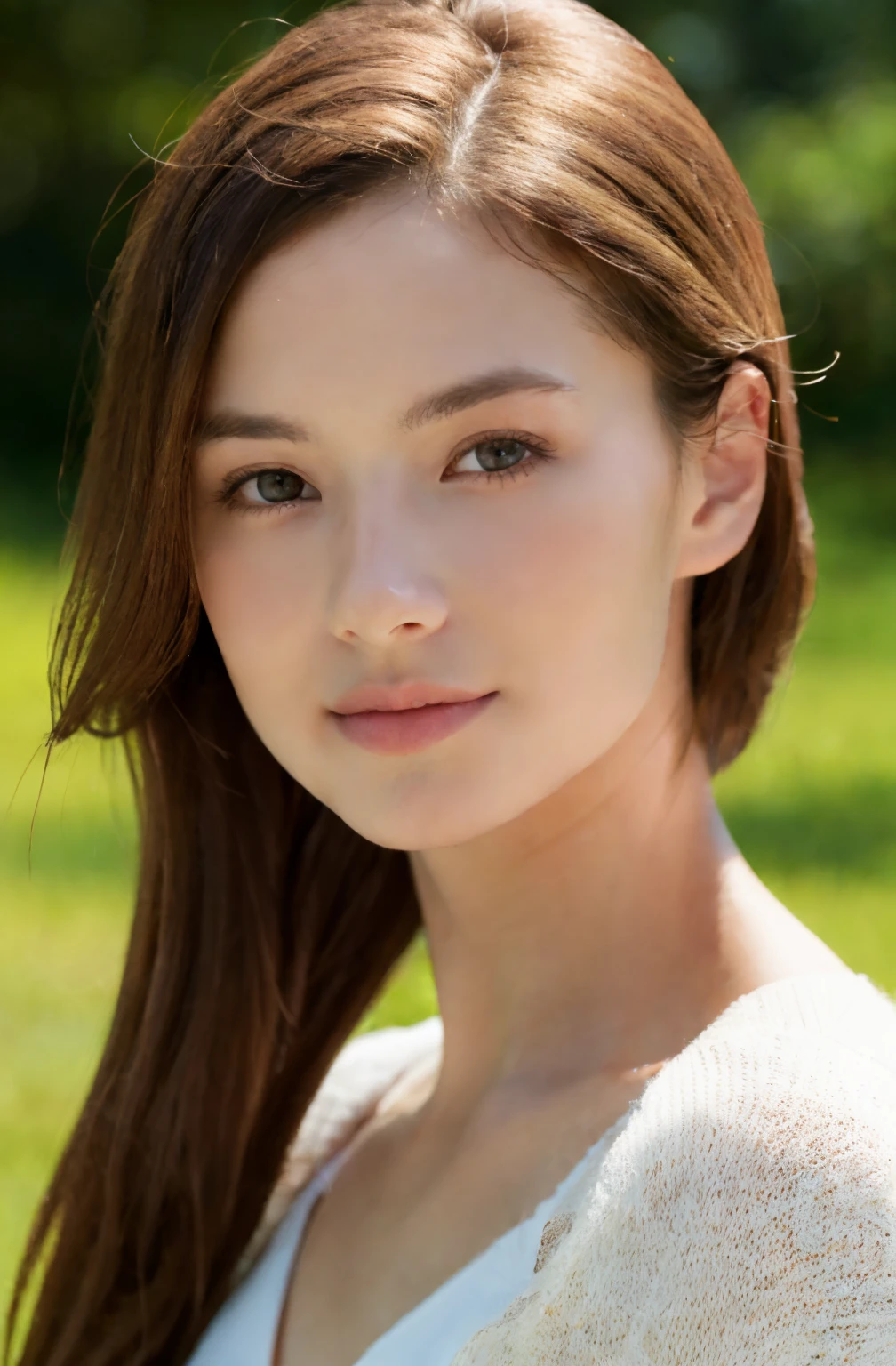 (8k, best quality, masterpiece:1.2), (realistic, photo-realistic:1.37), ultra-detailed,solo,1 girl,cute, smile,(skin dentation), (large breasts:1.3), (professional lighting, bokeh), (blouse:1.3), (portait:0.8), gorgeous, bloom, floating hair,(light particles, lens flare, glowing particles:0.6), (dynamic pose), specular lighting, soft lighting, head tilt, sunlight, looking at viewer, depth of field, (small head:1.4), bare shoulders, wide shoulders, pureerosface_v1, in her golden ages, senior, naked, very long hair, nude, doggy style position of sex, jungle background