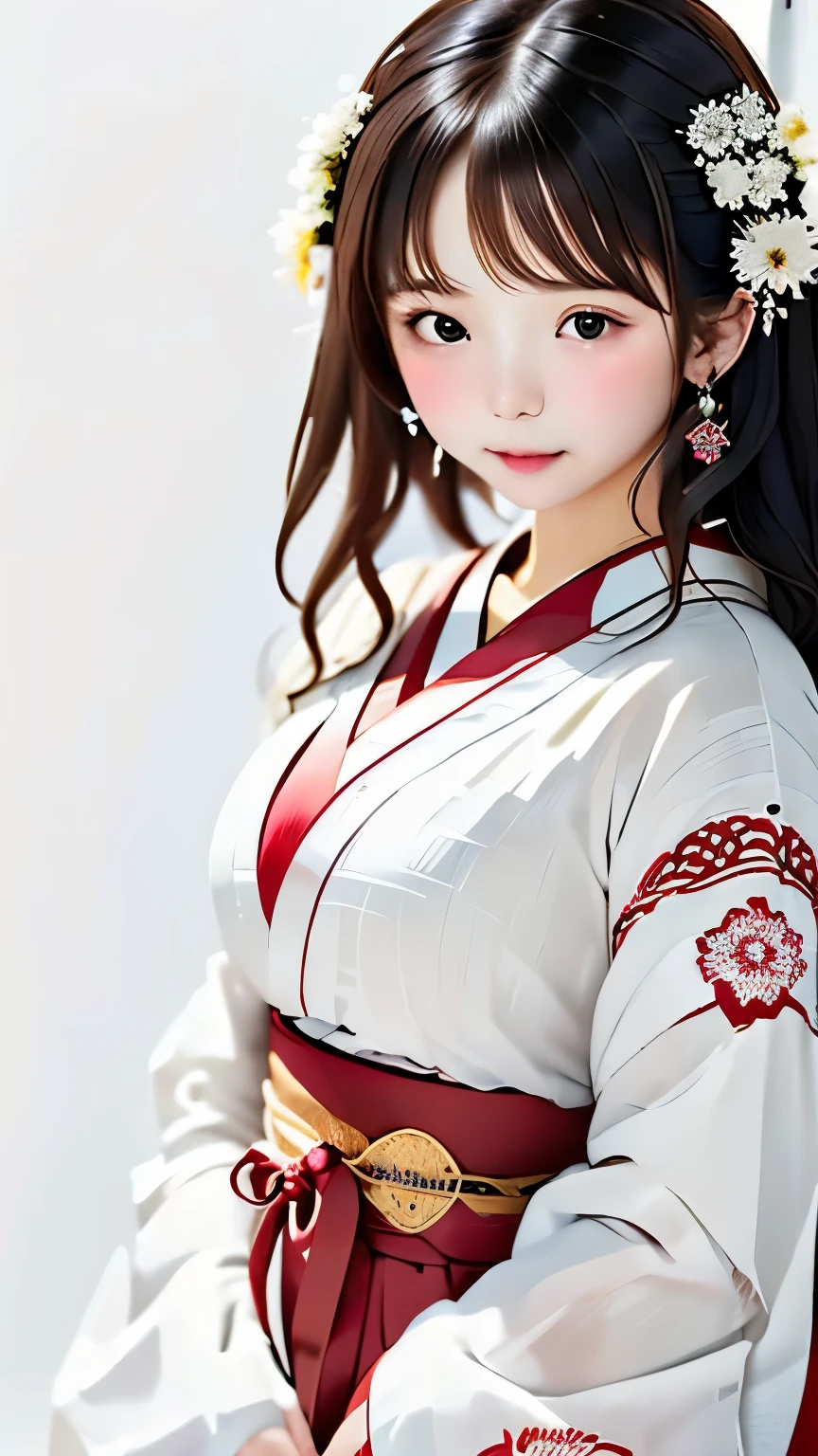 (((white background、White world)))、RAW、Unity 8K Wall 、super detailed、beautiful beautiful、masterpiece、highest quality、(zentangle、mandala、tangle、tangle lactal art:1.3)、one girl、beautiful black hair、Japanese、Yamato Nadeshiko、Red kimono、Japanese clothing、very detailed、dynamic angle、cowboy shot、the most beautiful form chaos、elegant、Bright colors、romanticism、atmosphere、ecstasy musical notes、Streaming notes are displayed、(((white background、pure white background、Red circle)))