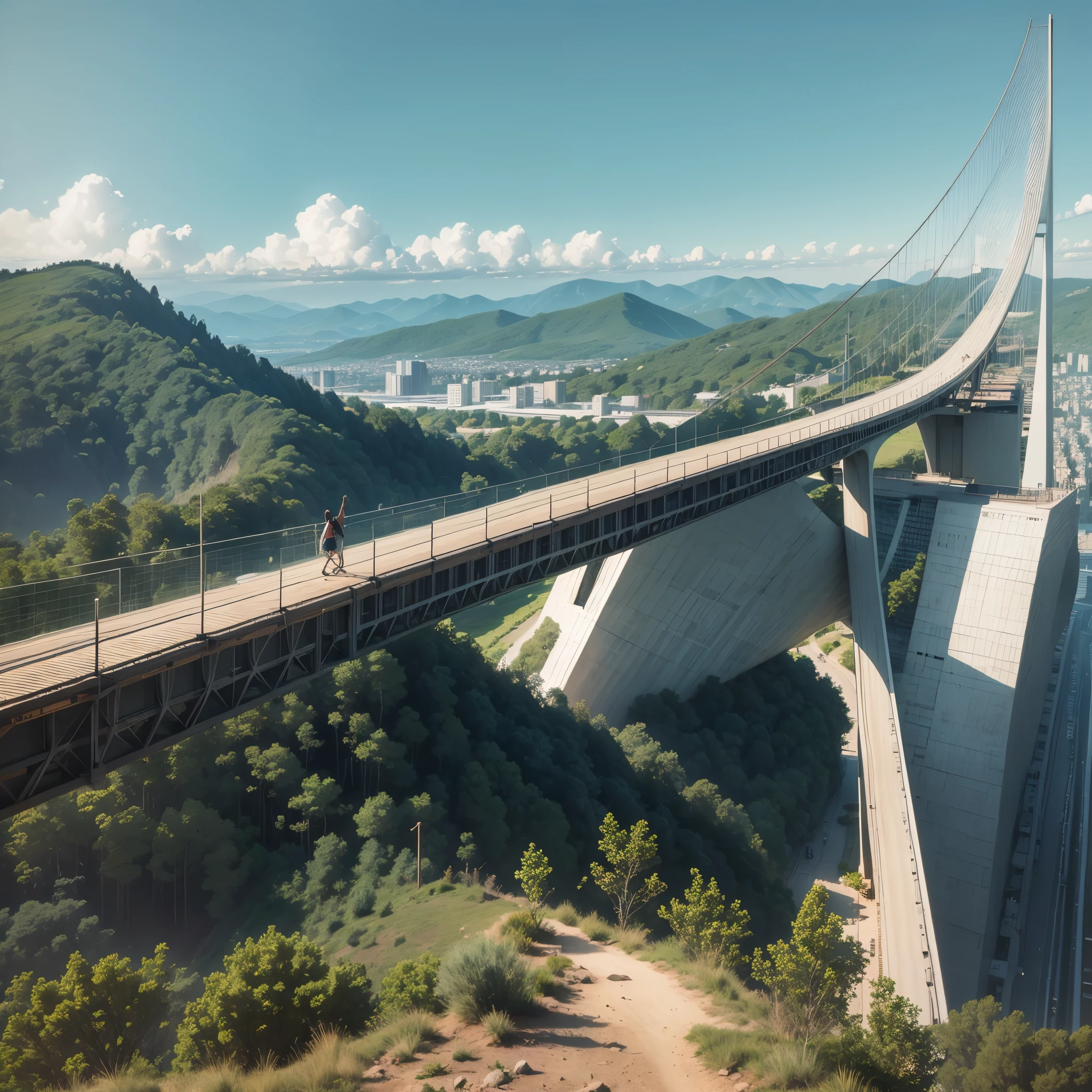 Cable-stayed bridge --auto --s2