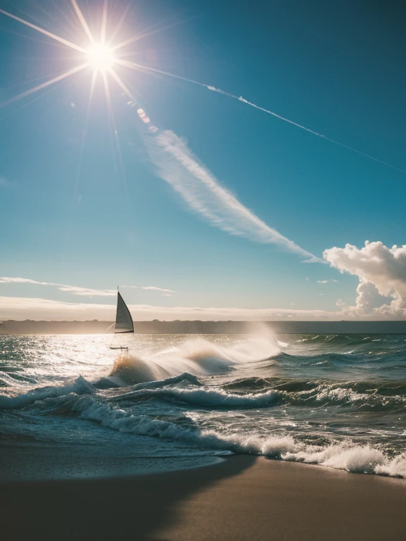 dreamlike scene,cloudavour,wind blows,Slanting sun
