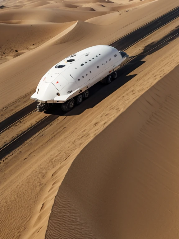 desert，oasianned spacecraft