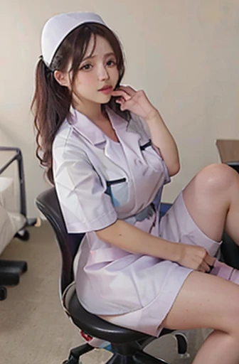 nurse uniform,hospital, latex nurse suit,nurses,busty,elbow gloves,labcoat,redhair woman,pink eyes , gigantic boobs ,medical instruments,asian nurse,two nurses,speculum,examination room,oversize boobs, ,big ass ,strap on, lay on table ,legs spreaded,giving birth,gyno chair , dentist,Milf,