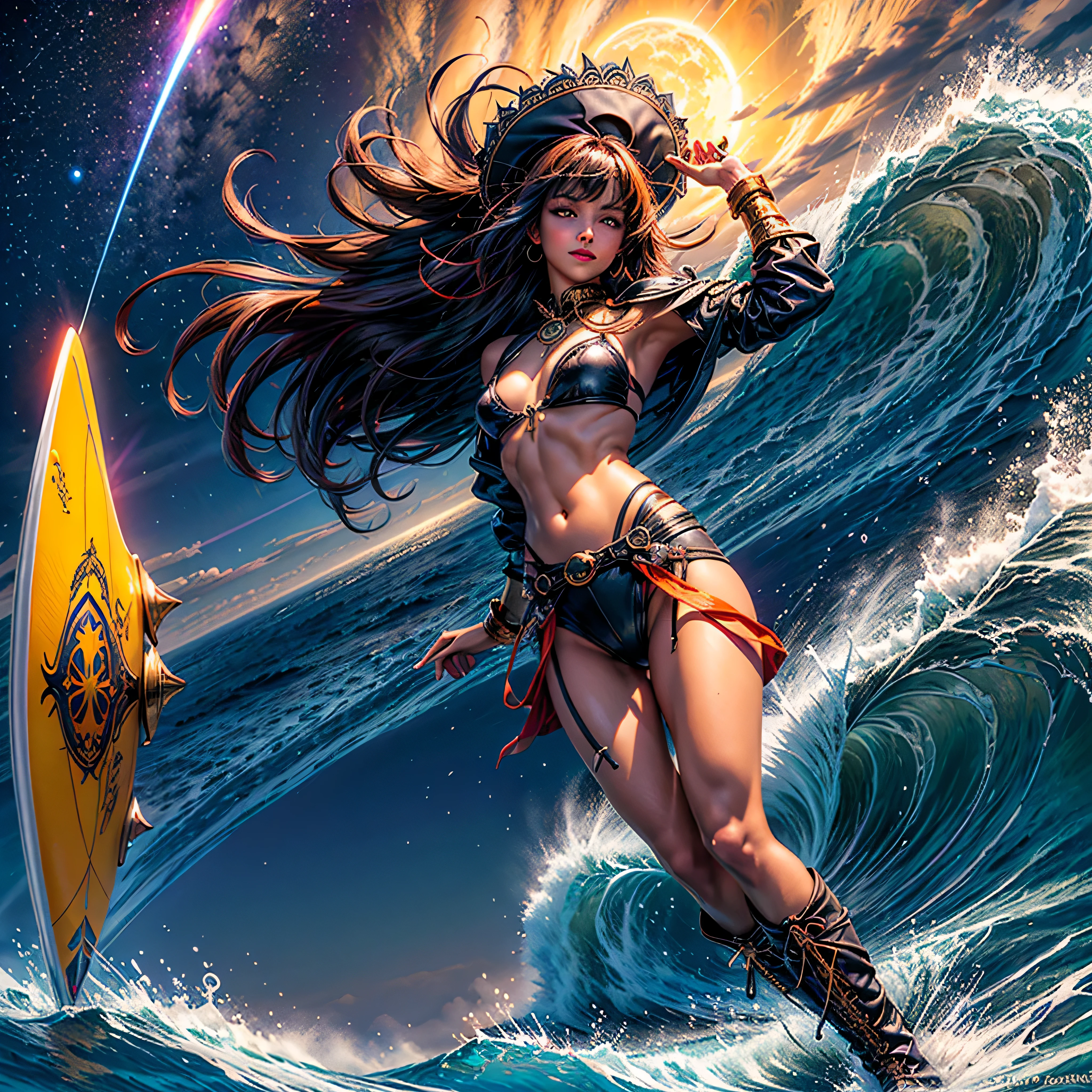 hyper stunning nebula epic vibrant hues ethereal interstellar sparks curiosity birth evolution stars Sun spacious SunShine panoramic sunset ultra sunrise Cinematic sunlight UnrealEngine5 Ultra Masterpiece Beach deep path Equirectangular_360 Queen mounted_Surfboard mounted_wave_torus oasis sailing_surfboarding wave_fluent Ocean waves Sea storm Goddess beholder sundrop "Niagara Falls" contre-jours paddle_board "Heavy Metal" Devastating Will-o'-the-wisp iota pixie sprite "luis Royo" dazzling ride_surfing_wave_on-surfboard Cosplay riders_flow Admiral Pilots jacket cow-boy flag Earth tsunami ultra_high-def ultra_Photo-realistic optimal ultra_high-quality opengl-shaders ultra_high-details accurate reflex ultra_high-res perfection volumetric lightning improved Octane_rendues UHD XT3 DSLR HDR 3dcg analogiques extatiques symmetrical ((athletic Diva african body tanmed skin dreads bangs suave cheekbones effects embarrassed glushes dark saphirs gorgeous ultra saturate (Bright epic eyes, Bright epic eyes) black pupils brown iris lazulis turquoises open mouth teeth obvious smiles choke Floating Jacket Eccentric Cape Levitating Shoulders-Off Shirt Lace Clavicles White Papillotes embroidered reveal micro leathers breasts satin livid yellow orange corsait thick felt skirts matching bristles ample swinging spinels navel waist belt revealing heart padlock silver agate pubis scarlet pubis-hairy indigo bristles protrusions silk Snap-lock tin gold garters thighs legs boots)) ๐๐ฆ๐นโค๐๐ก(๐๐ฉ๐๐โ๐๐ฅฟ๐ก๐ฉฒ๐
)๐ช๐ข๐ก๐ gothic onyx rubis summon milkweed floraison invoque viceroy magic incandescente creature CGSCOSITY butterfly Cristallines Monarch wings flash blow glow opale straight chrome flat lava bands population outfits armor heavy Tourmaline glyphe plasma "Niagara Falls" sailing_ship hearth glass mirror monster Fire Blast Flame luminescence graduate backlight Chef-D' tattoo Bruce_Weber sex girl naked nsfw varied multi etc. --s 1000 --c 20 --q 20 --chaos 100