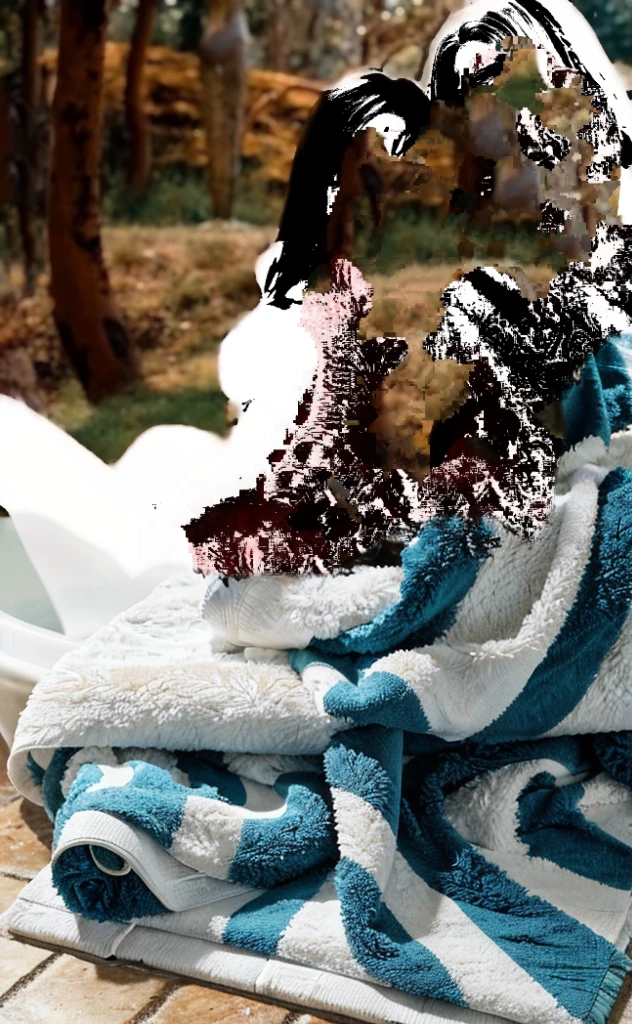A fluffy towel