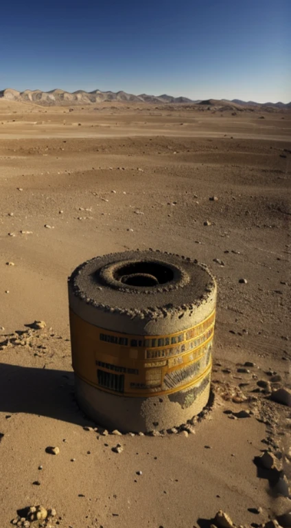 (Quality tags: masterpiece, high resolution, photo-realistic:1.3), a haunting image portraying the ominous reality of landmines in Palestine, (barren landscape:1.2), a field marred by the presence of hidden danger, (warning signs partially buried:1.2), a visual representation of treacherous ground, (tense atmosphere:1.1), the air thick with caution, (scattered debris and remnants:1.2), remnants of past conflicts haunting the present, (intense emotions conveyed:1.2), capturing the palpable fear, (subtle details in the danger zone:1.1), a powerful illustration of the ongoing peril.