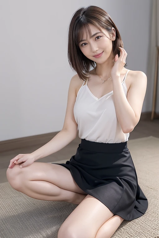 (RAW photo), (Photoreal), (masterpiece), (highest quality), High resolution, 8K, (intricate details), (light with volume), portrait, woman, 40 years old, short hair, straight hair , layered hair, brown hair, very fine eyes, Source Order, very thin eyebrows, Very fine skin, Very fine mouth, Very fine nose, cute like an idol, smile, (thick lips), (looking at the viewer), (Elegant sheer color dress),(((Please take a full body photo from head to toe))))),(((lift the skirt of a dress by yourself))), (((The skirt of the dress is completely lifted, exposing the skin of the lower half of the body.))),(woman器を見せる:1.0), (((not wearing panties at all))),pupil focus,((sit,spread your legs wide:1.5)), (((There is no seam in the center of the pants..))),(((Please take off your panties completely))),(((Please show me your genitals 1.0)))、open your eyes、look at the audience、(((smile:1.2)))、(((spread your legs wide性器を露出させて挑発する))), (((深くsit,spread your legs wide)))、((spread your legs wide))、((spread your legs wide))、((Spreading genitals with hands and showing off masturbation)).、(((kneel down))),((spread your legs and show off your genitals.)),(face of sexual pleasure:1.0),(orgasm face:1.0),(face of sexual climax:1.0),((woman器の穴から溢れ出て糸を引く大量の透明な体液:1.2)),(((woman器から流出した大量の透明な体液が座面に溜まる:1.0))),(((shoot from the feet))),(((Please take a full body photo from head to toe))),(((Never place your hands in front of your body)))