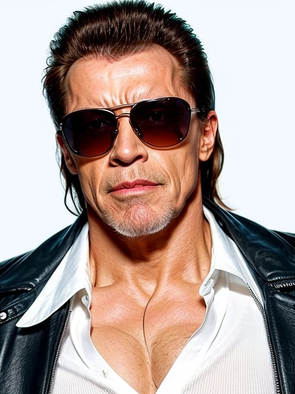 a drawing of a man with sunglasses and a shirt, portrait of Terminador, Terminador art, t-800, t - 8 0 0, Terminador t 8 0 0, Terminador, Arnold rendering, Schwarzenegger, the Terminador, desenhado no estilo de Mark Arian, Arnold Schwarzenegger, Terminador 2, Arnold, Arnold render, t-1000