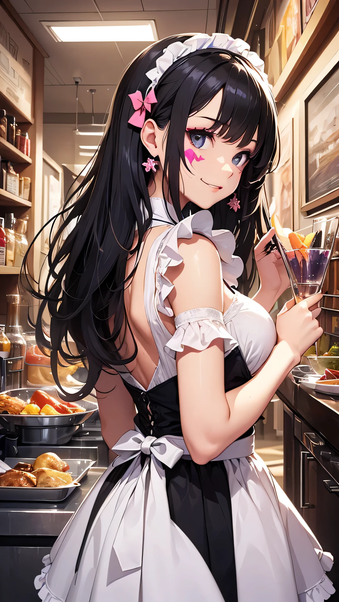 junkotvv, rubor, sonrisa aura brillante, Luz natural, Obra maestra,  piel brillante, labios jugosos , ,sexy, caliente, , escote, demonio,labios jugosos, bimbo, reloj de arena, pelo largo with black pigtails and cute cat ears,  Ojos muy abiertos, ojos rojos, masivo , dark lighting, pelo largo, arco Rosa, zapatos de plataforma, lazo en el pelo, gafas redondas doradas, pelo rubio arena, labios jugosos, cowboy scaliente,  ((arco Rosa)), vestido, colmillos, liguero, coletas negras con orejas de gato