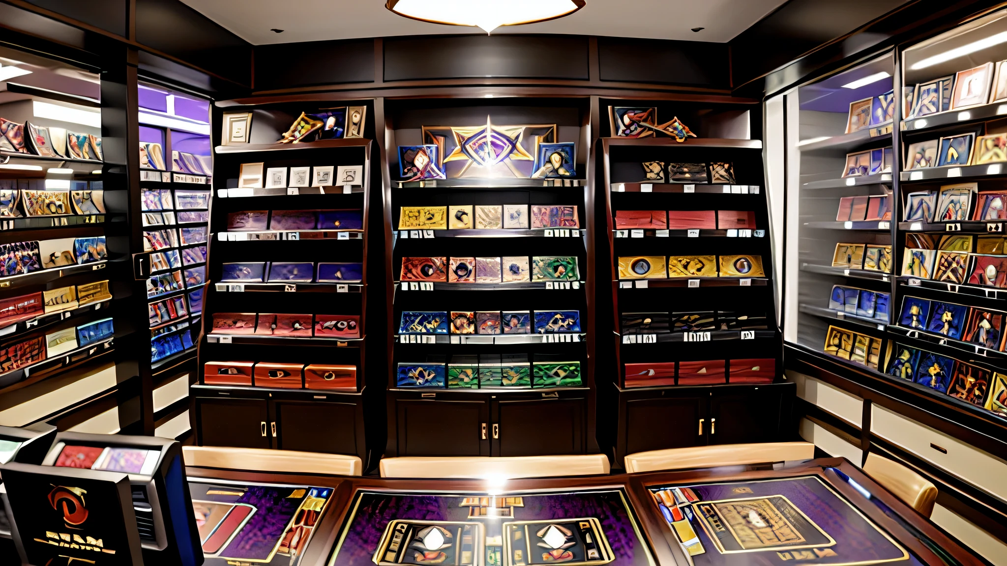 inside a yu gi oh card store