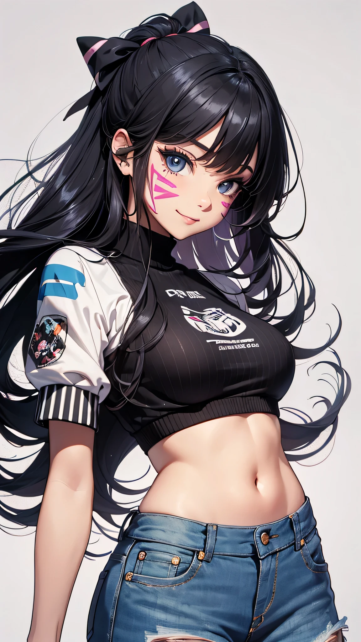 (high resolution, upper body, soft skin:1.2),(best illustration,masterpiece:1.2),ultra-detailed,[(cat ears,black fur,pink inside:1.2),vivid colors,sharp focus,portrait,studio lighting,bokeh, wearing a female soccer jersey and shorts, field background, full body portrait