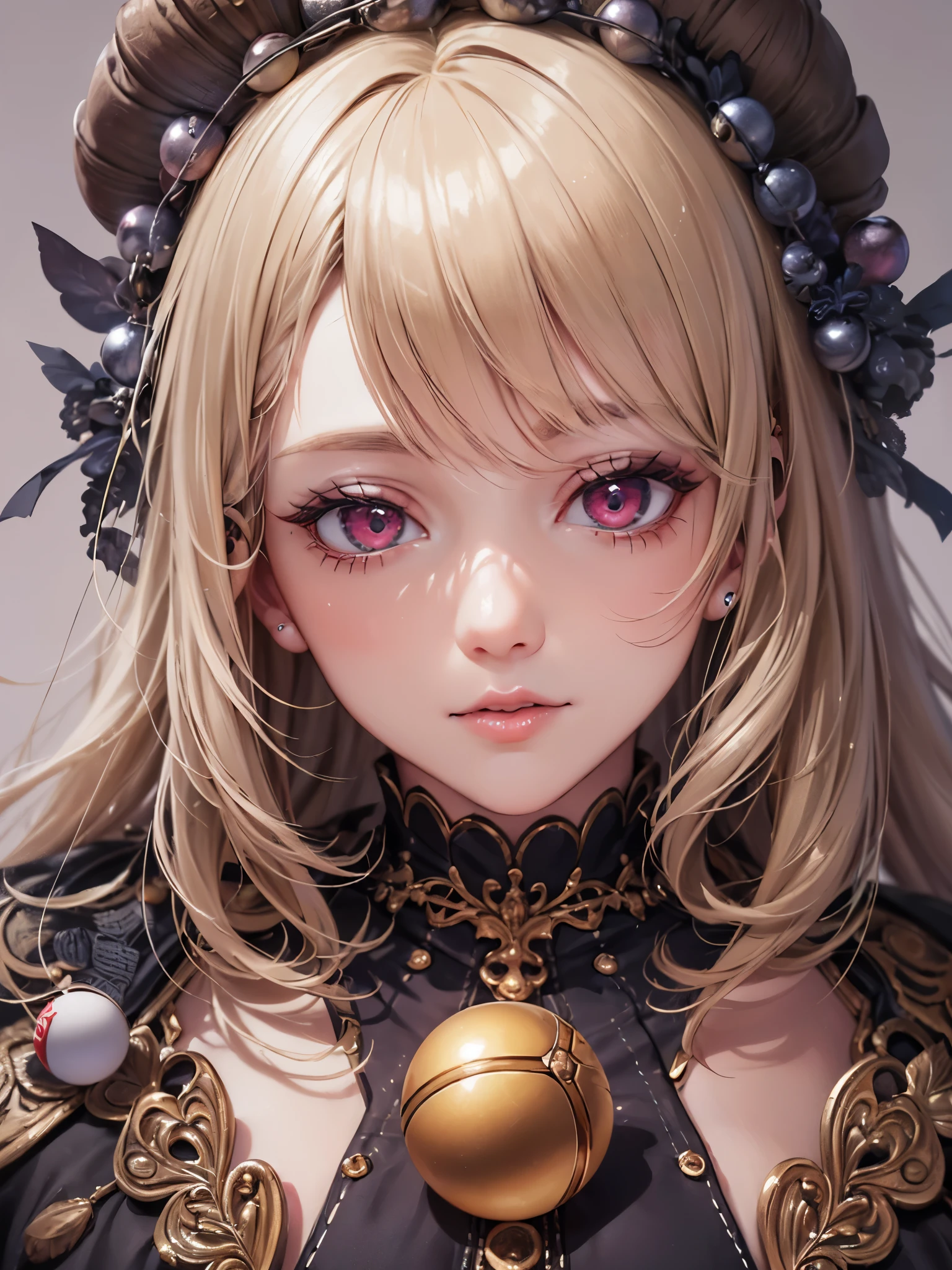 ((highest quality)),(ultra high resolution),(Super detailed),(detailed description),((best CG)),(best work of art),super precision art,great drawing art,(Art with precise details:1.5), (1 female doll:1.6),beautiful and neat face:1.6,((ball joint:1.7))